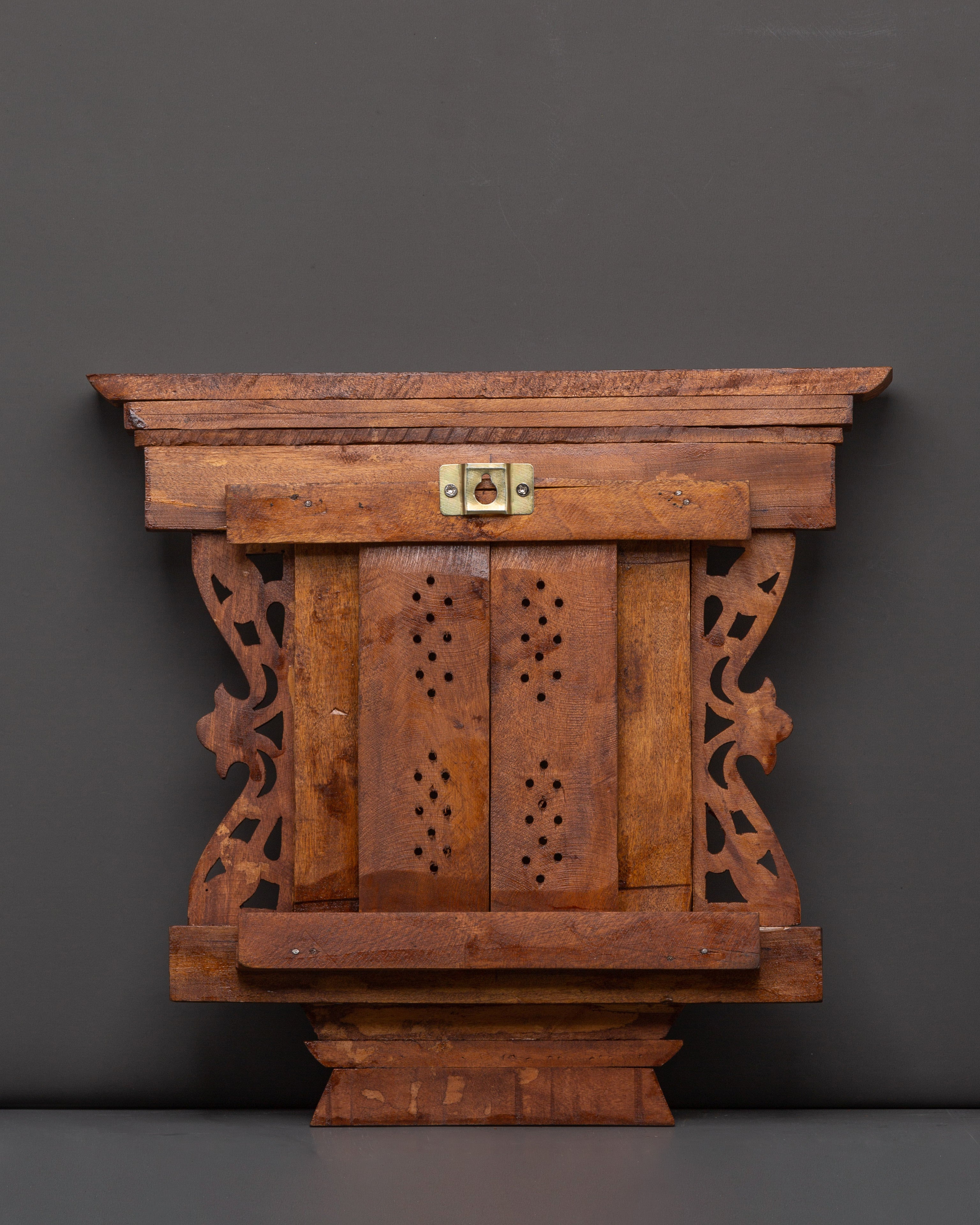 Hand Carved Wooden Wall Hanging for Decor | Spiritual Wooden Art