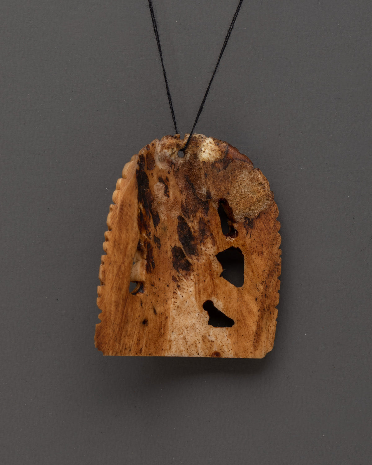 Handcrafted Mahakala Bone Locket | Sacred Bone Art