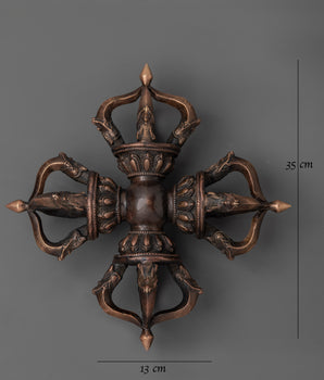 Vishwo Vajra Buddhist Sacred Tool | Symbol of Indestructibility and Power