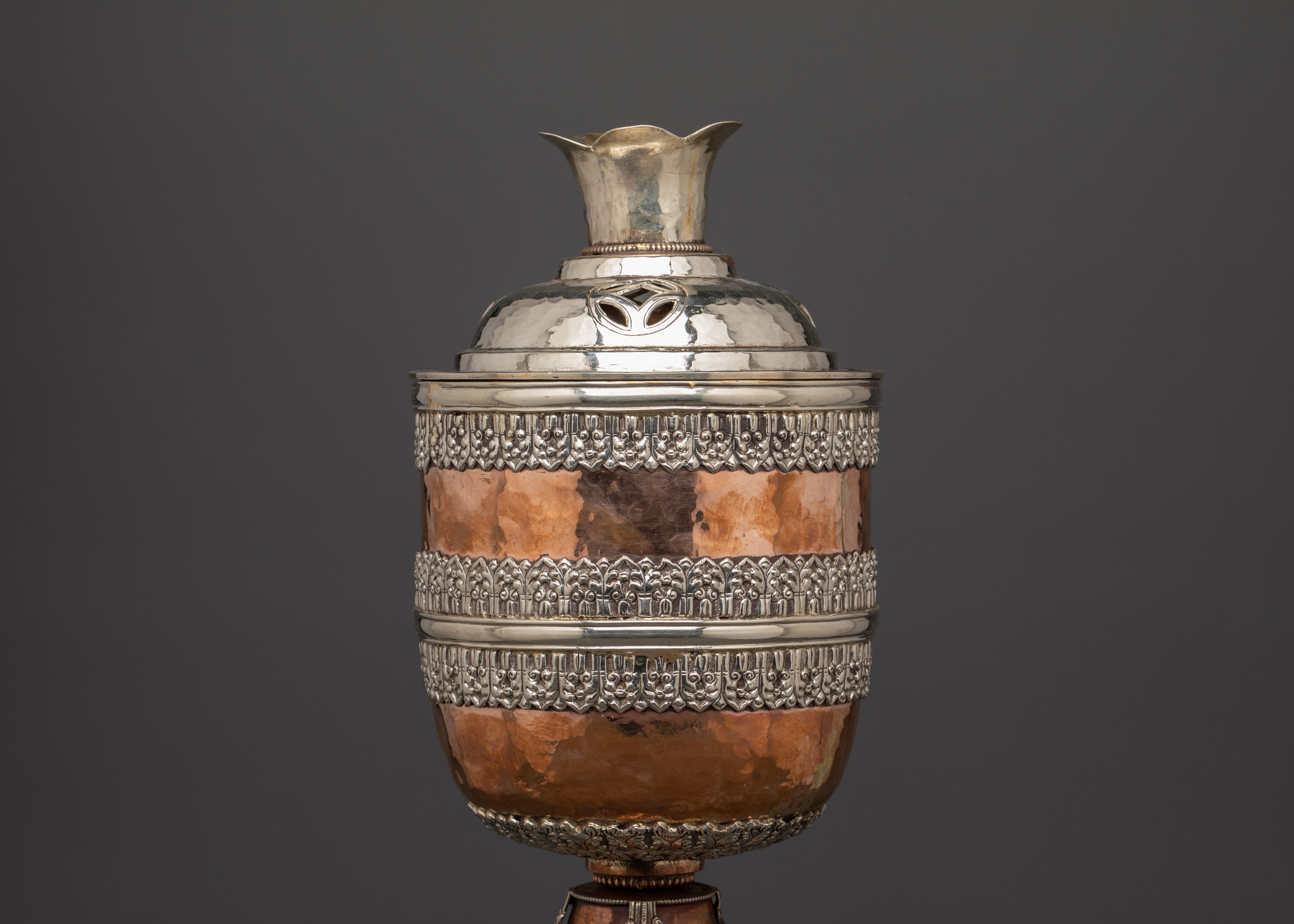 Traditional Tibetan Incense Burner | Handcrafted Copper Tool for Ritual and Altar Use