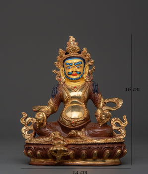 Sacred Money Deity Dzambhala Statue | Tibetan Wealth God