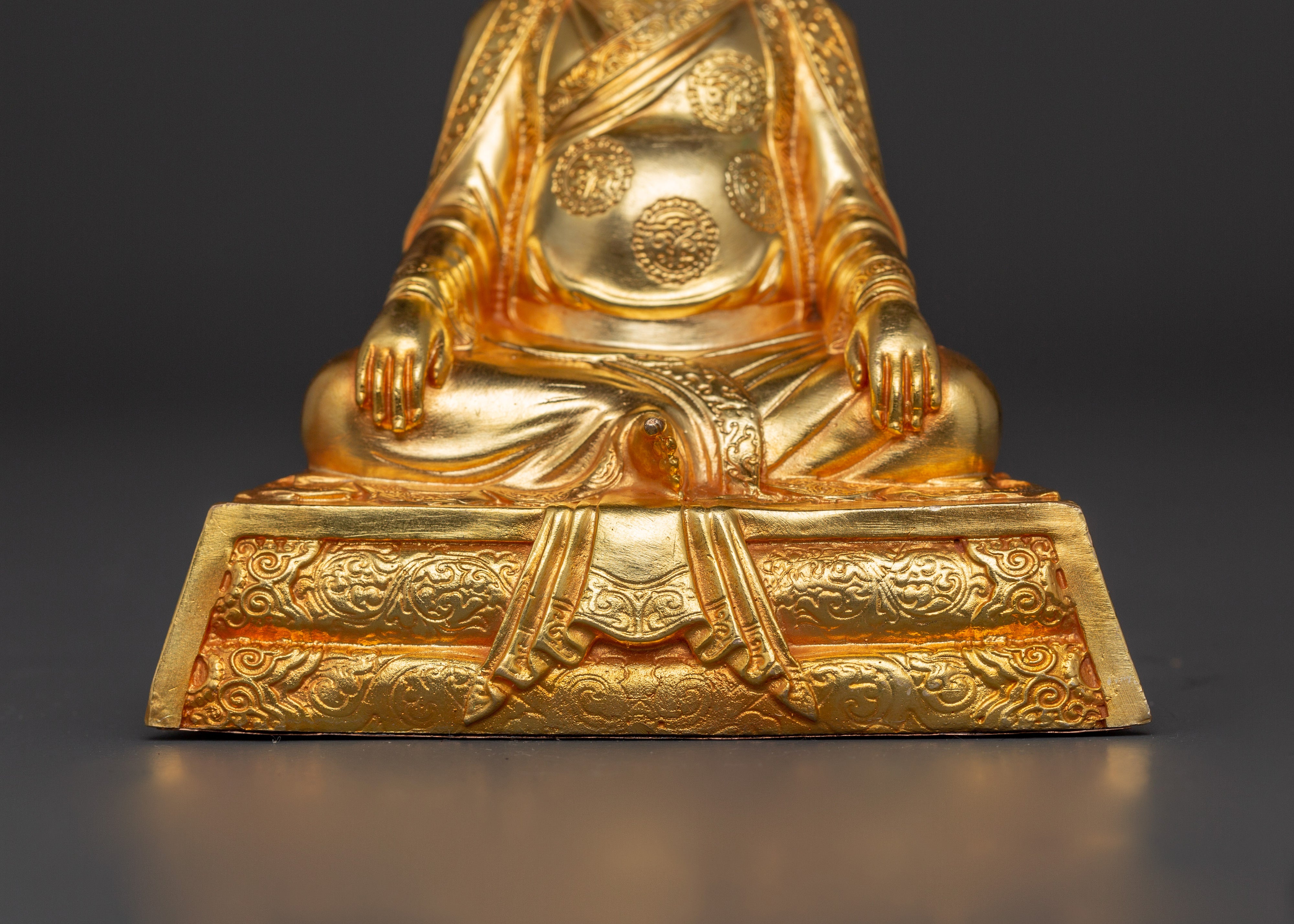 Handcrafted Tibetan Marpha Set | Marpha, Gongopa & Milarepa Statues