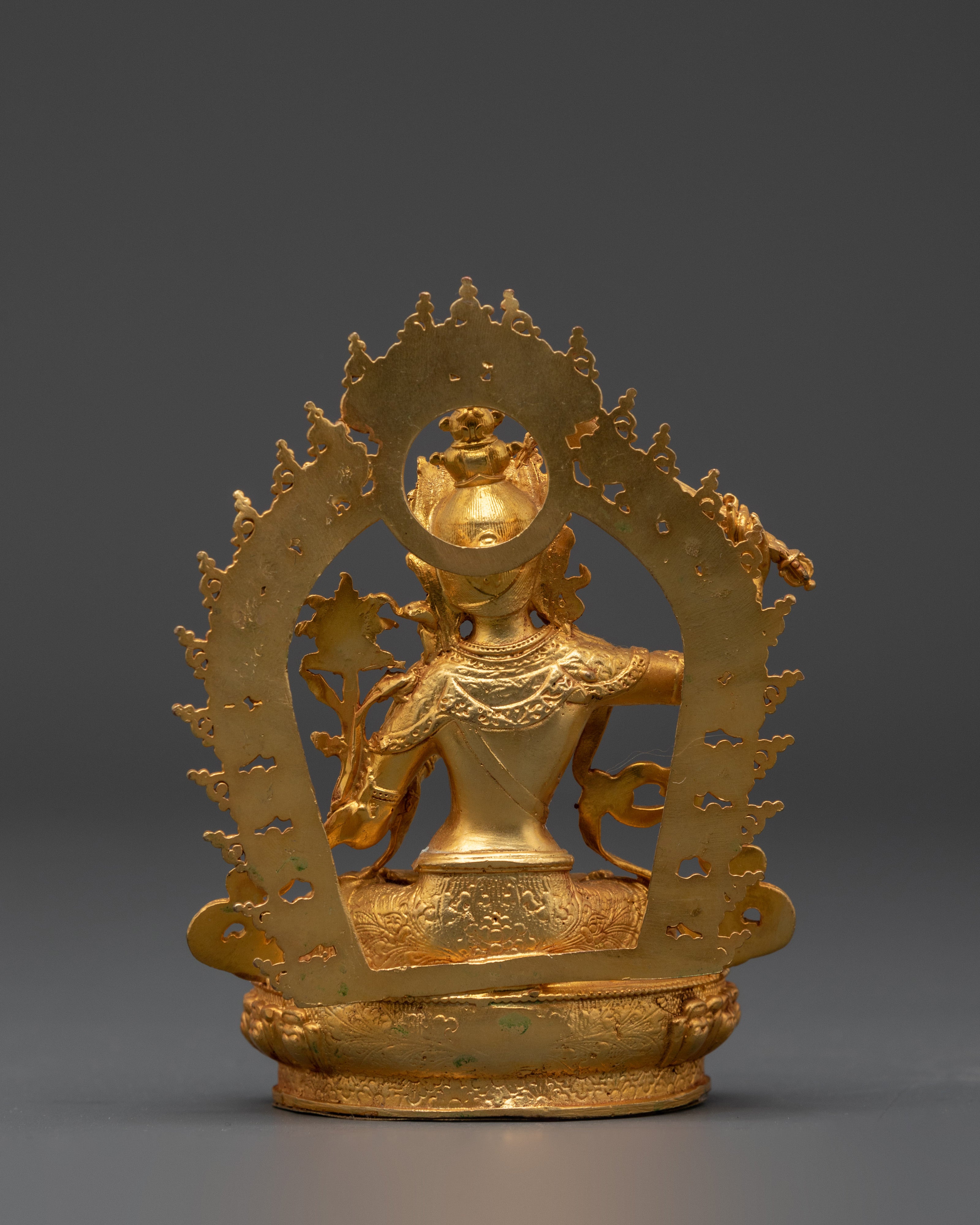 Manjushri Wisdom Bodhisattva Copper Statue | Mahayana Deity of Clarity