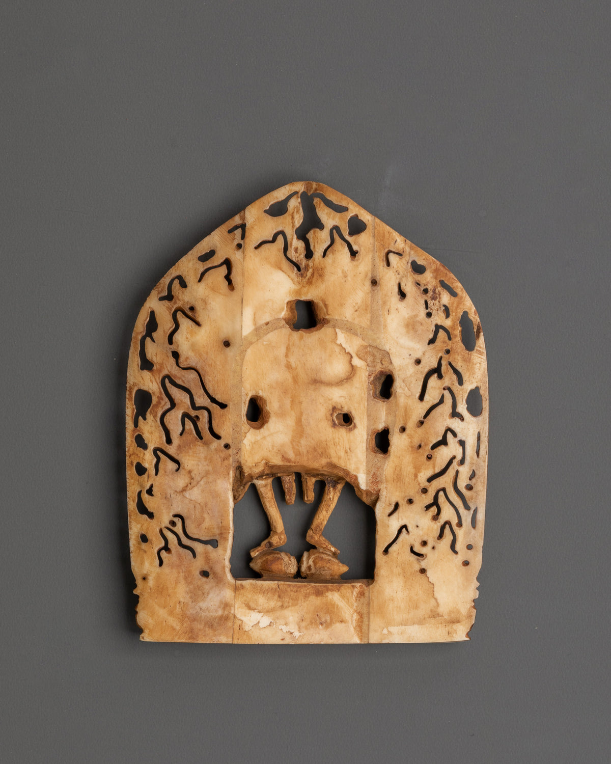 Skull Deity Sculpture | Chitipati Guardian of Impermanence