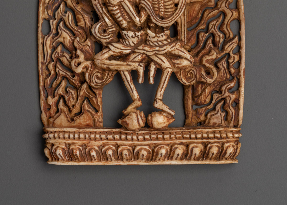 Skull Deity Sculpture | Chitipati Guardian of Impermanence