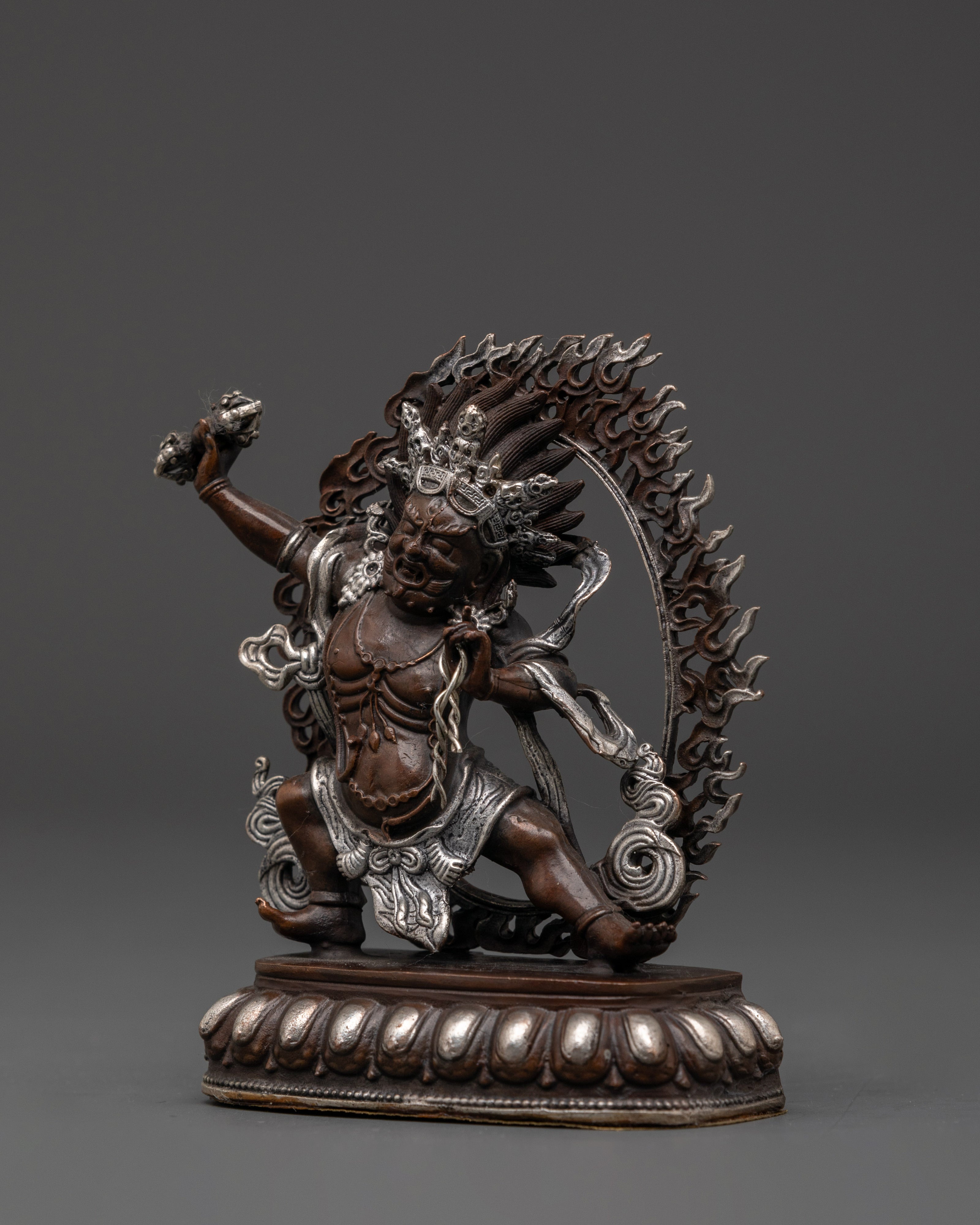 Fierce Vajrapani Bodhisattva Statue | Tantric Protector Deity