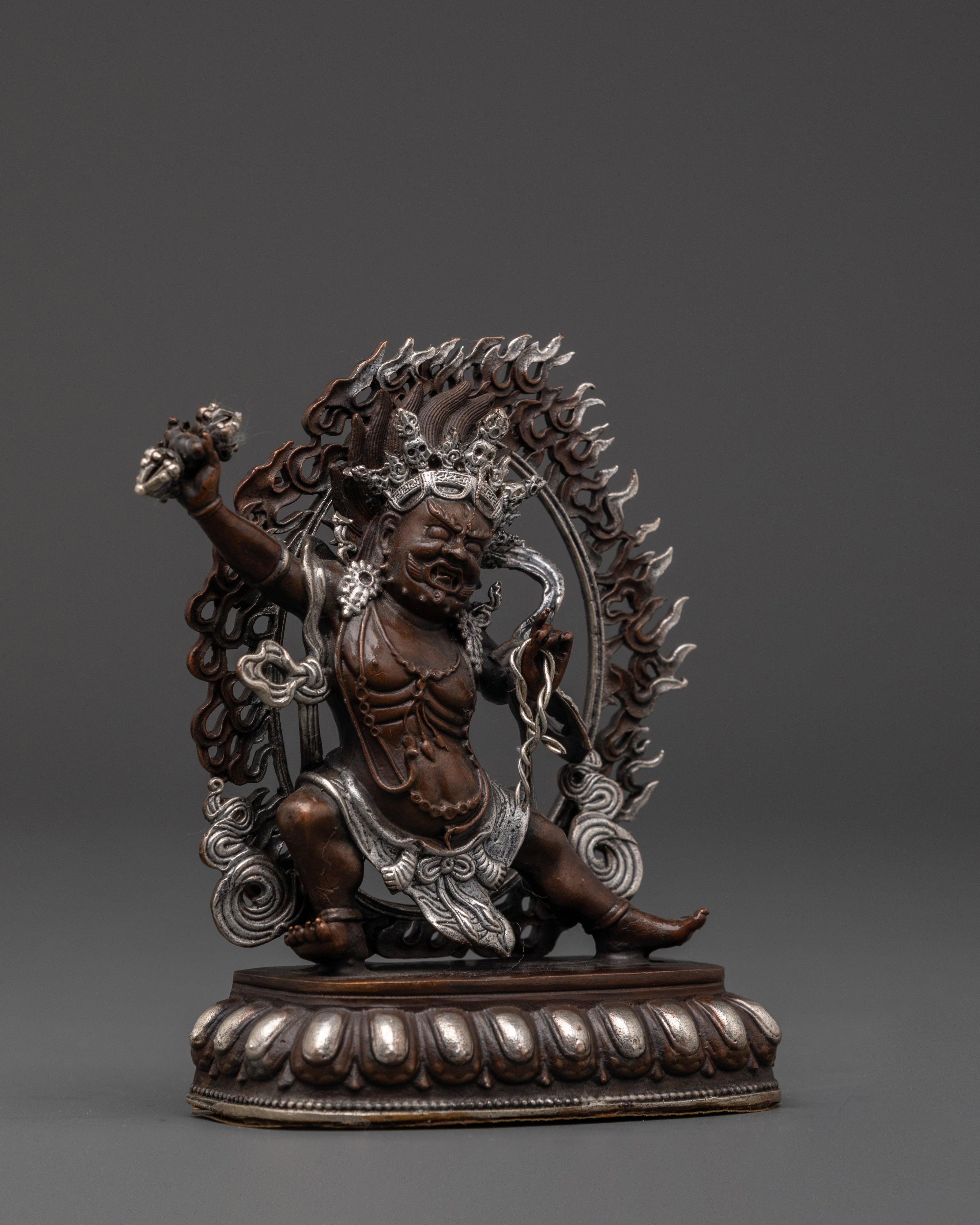 Fierce Vajrapani Bodhisattva Statue | Tantric Protector Deity