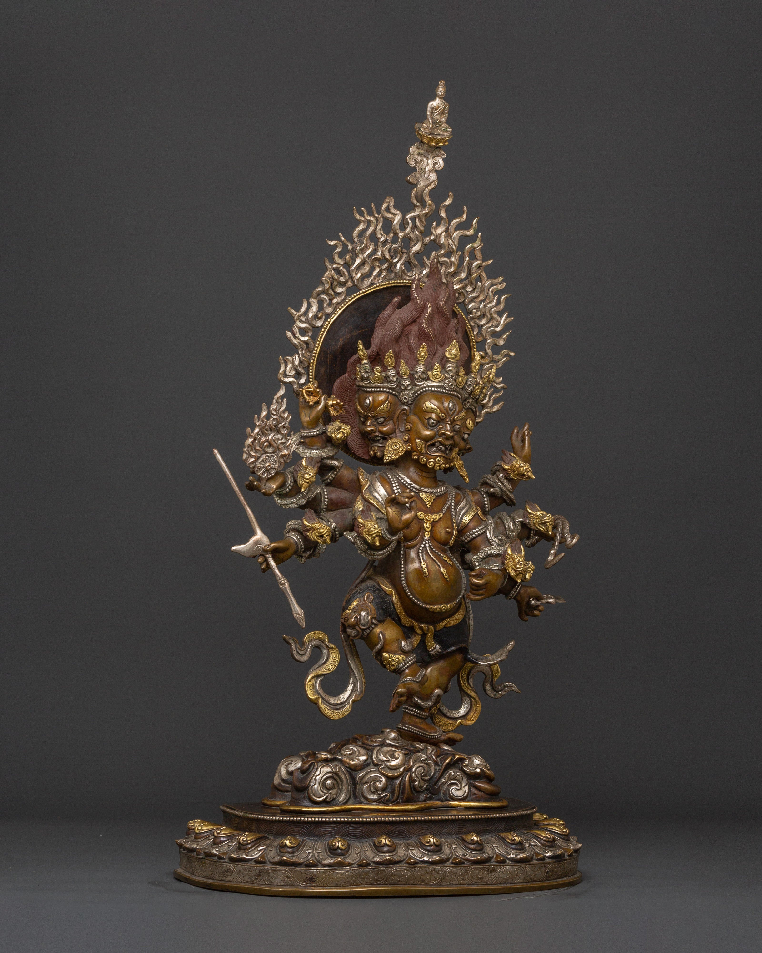 Uchusma Protector Statue | Wrathful Vajrayana Guardian