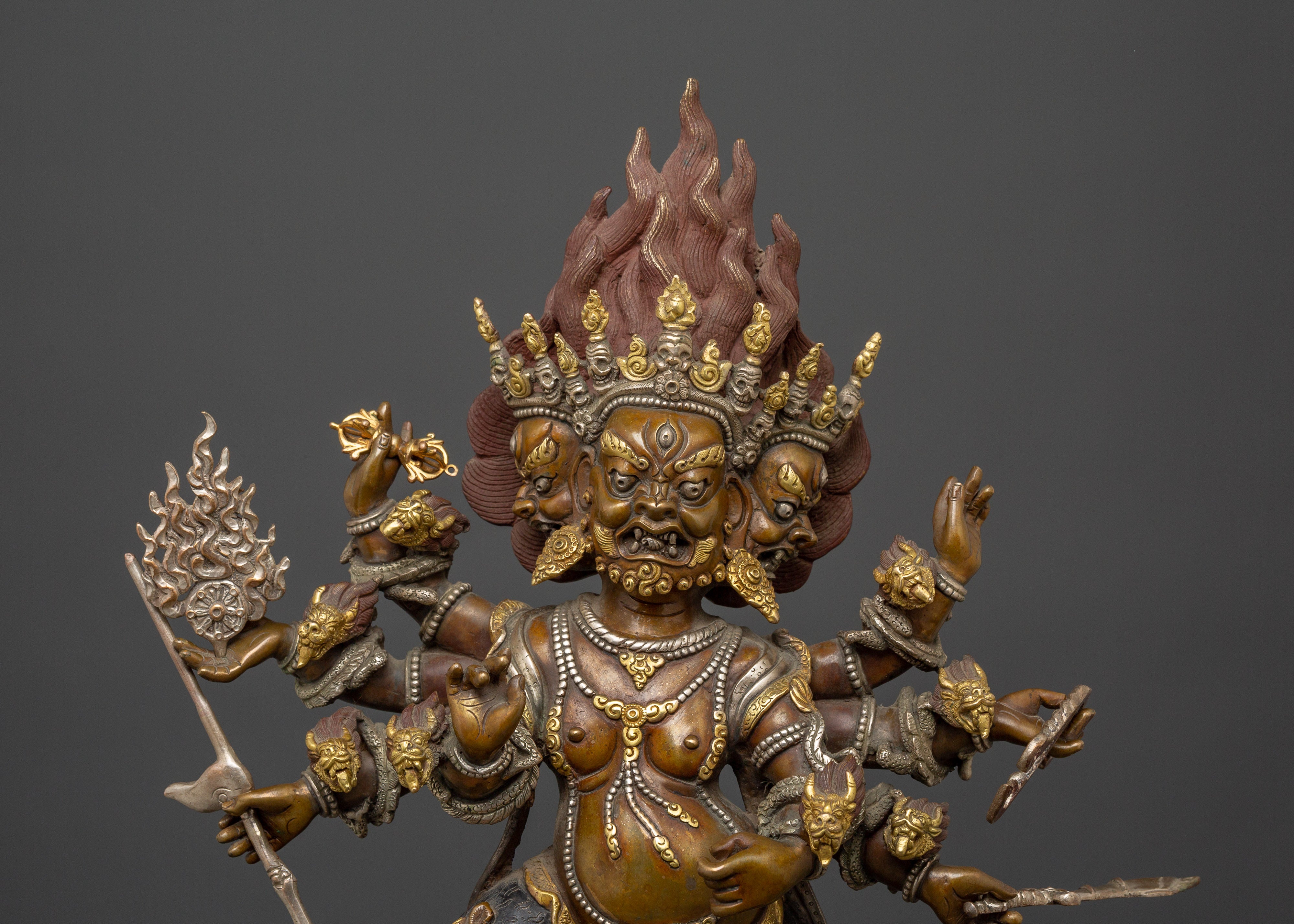 Uchusma Protector Statue | Wrathful Vajrayana Guardian