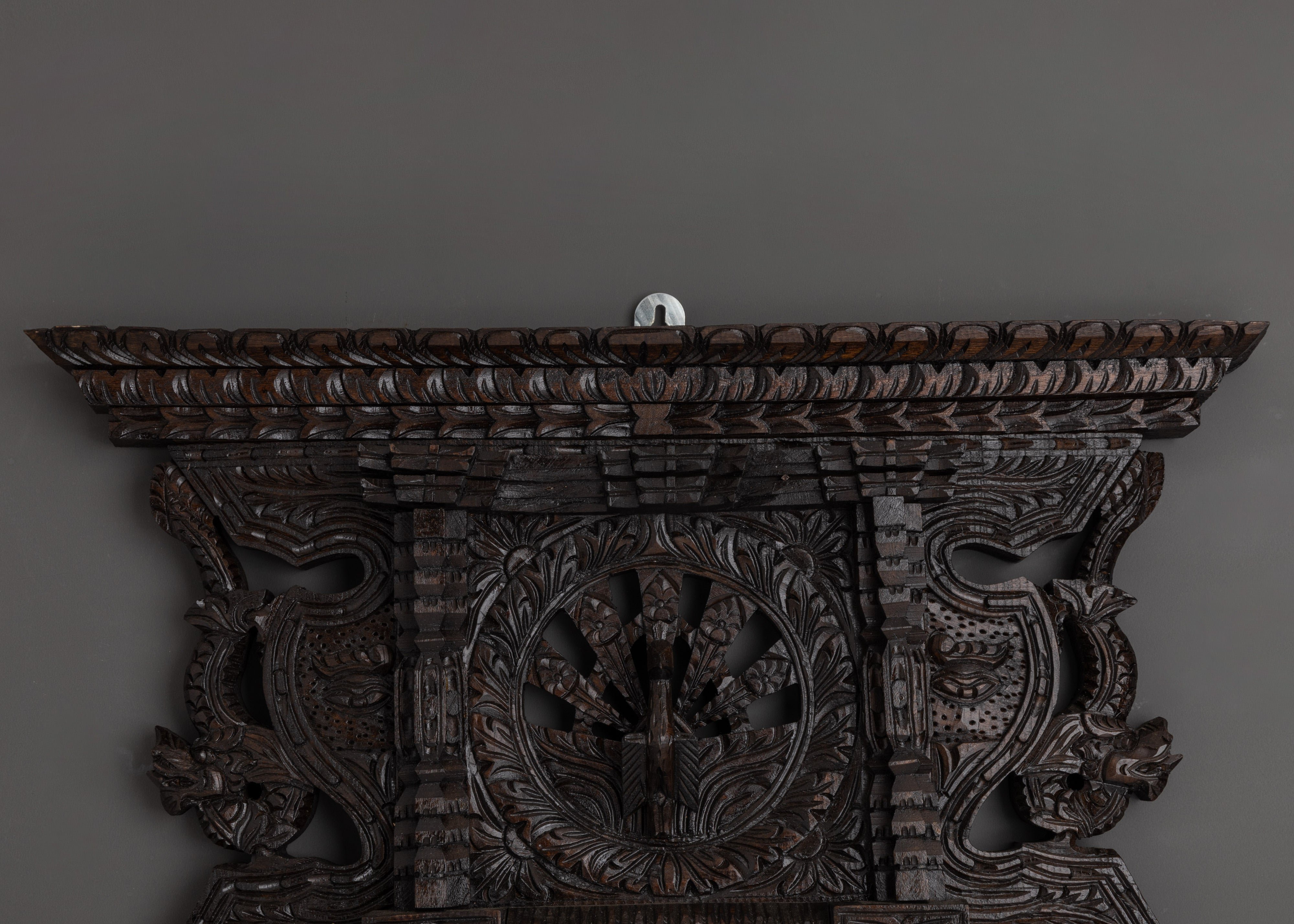 Handcarved Wooden Wall Hanging | Traditional Ethnic Home Decor