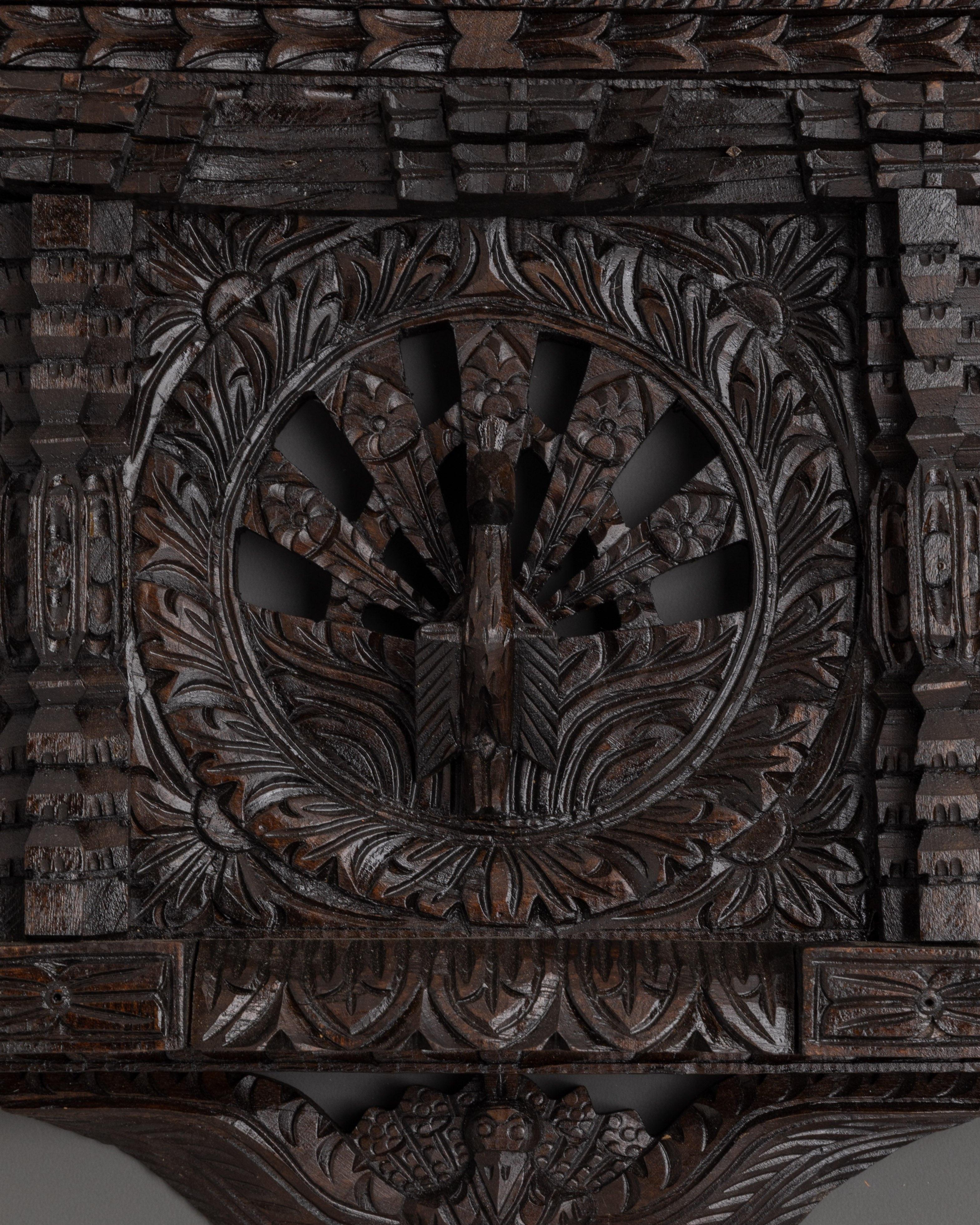 Handcarved Wooden Wall Hanging | Traditional Ethnic Home Decor