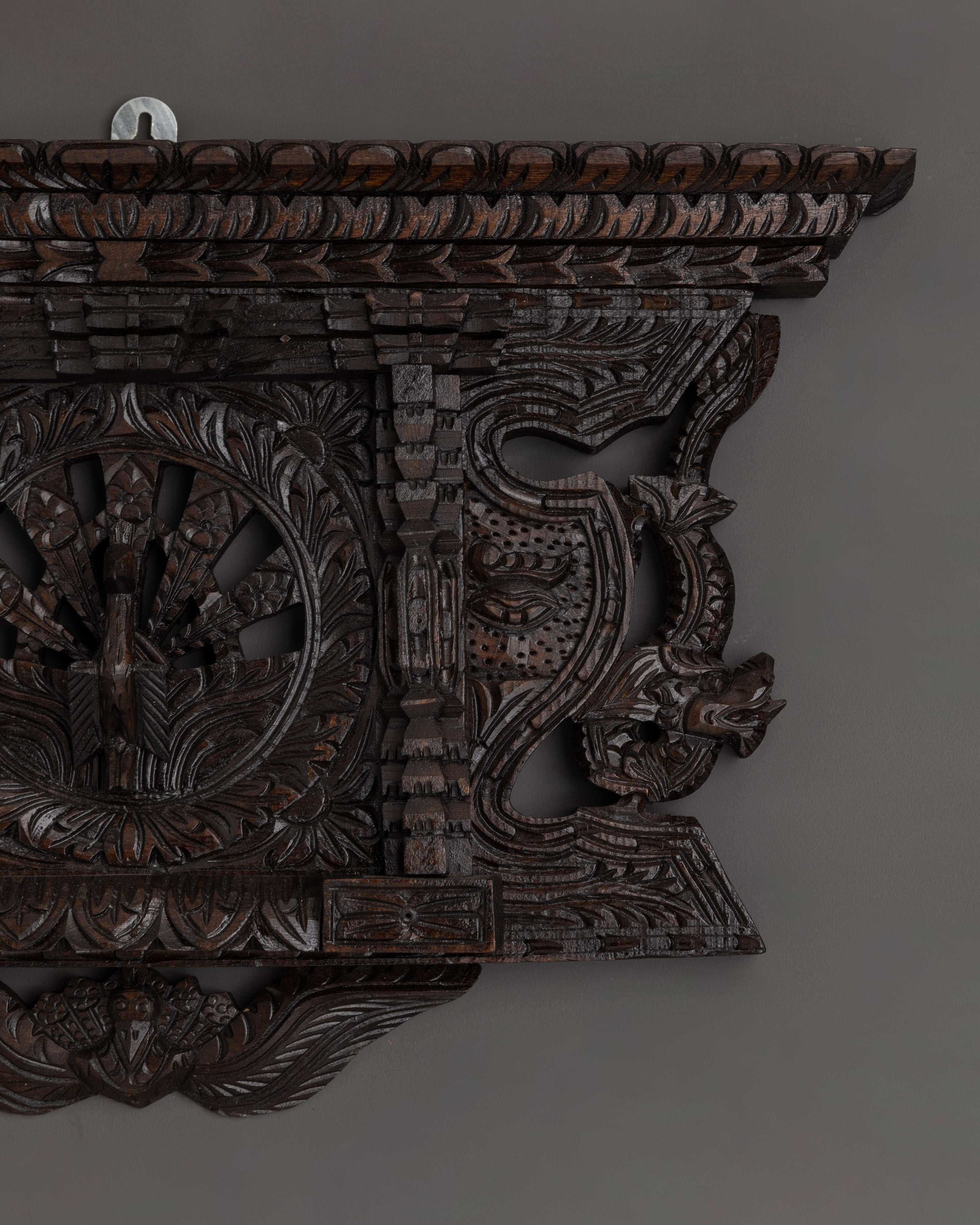 Handcarved Wooden Wall Hanging | Traditional Ethnic Home Decor