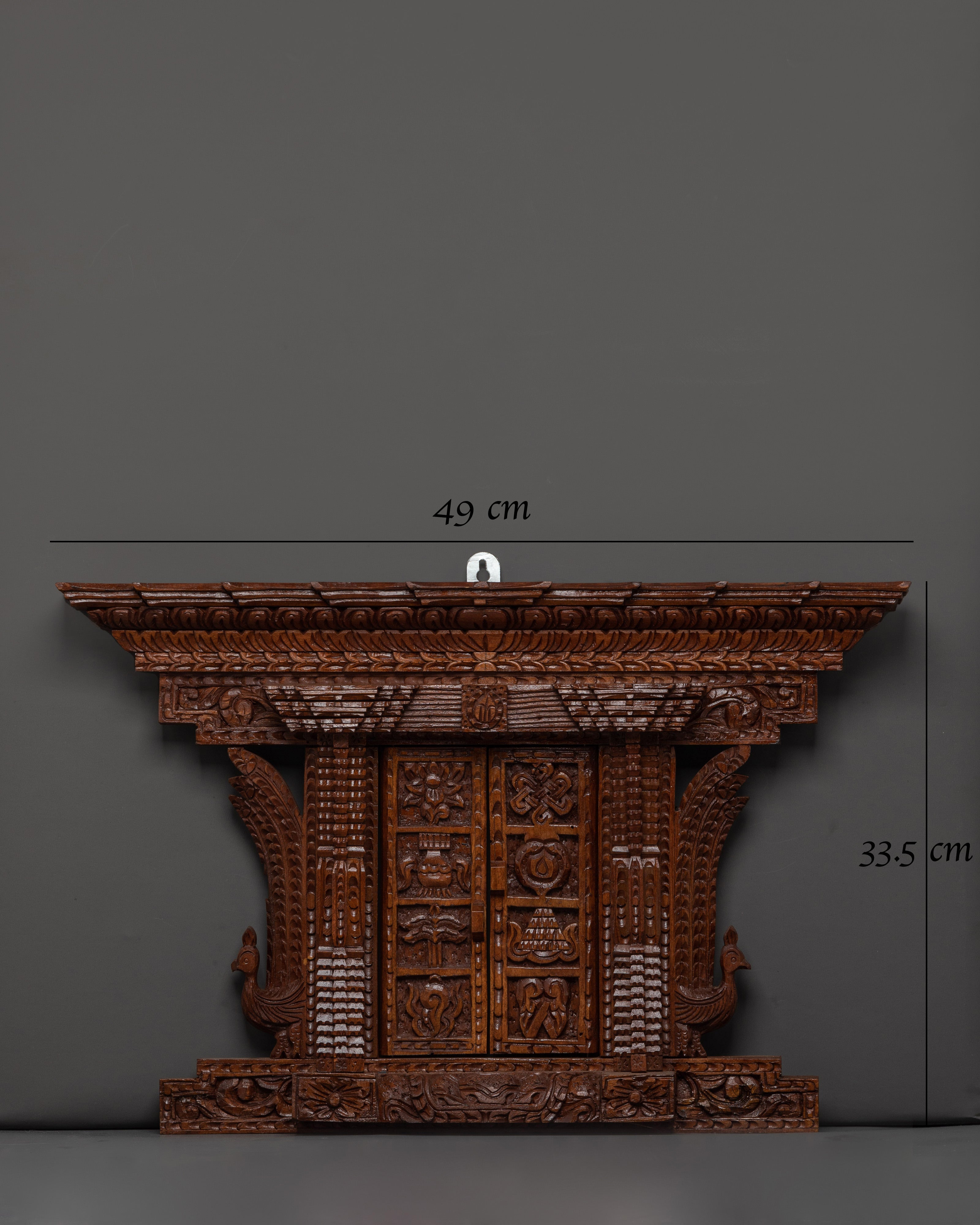 Wooden Door Wall Hanging | Hand Carved Home Decor Art