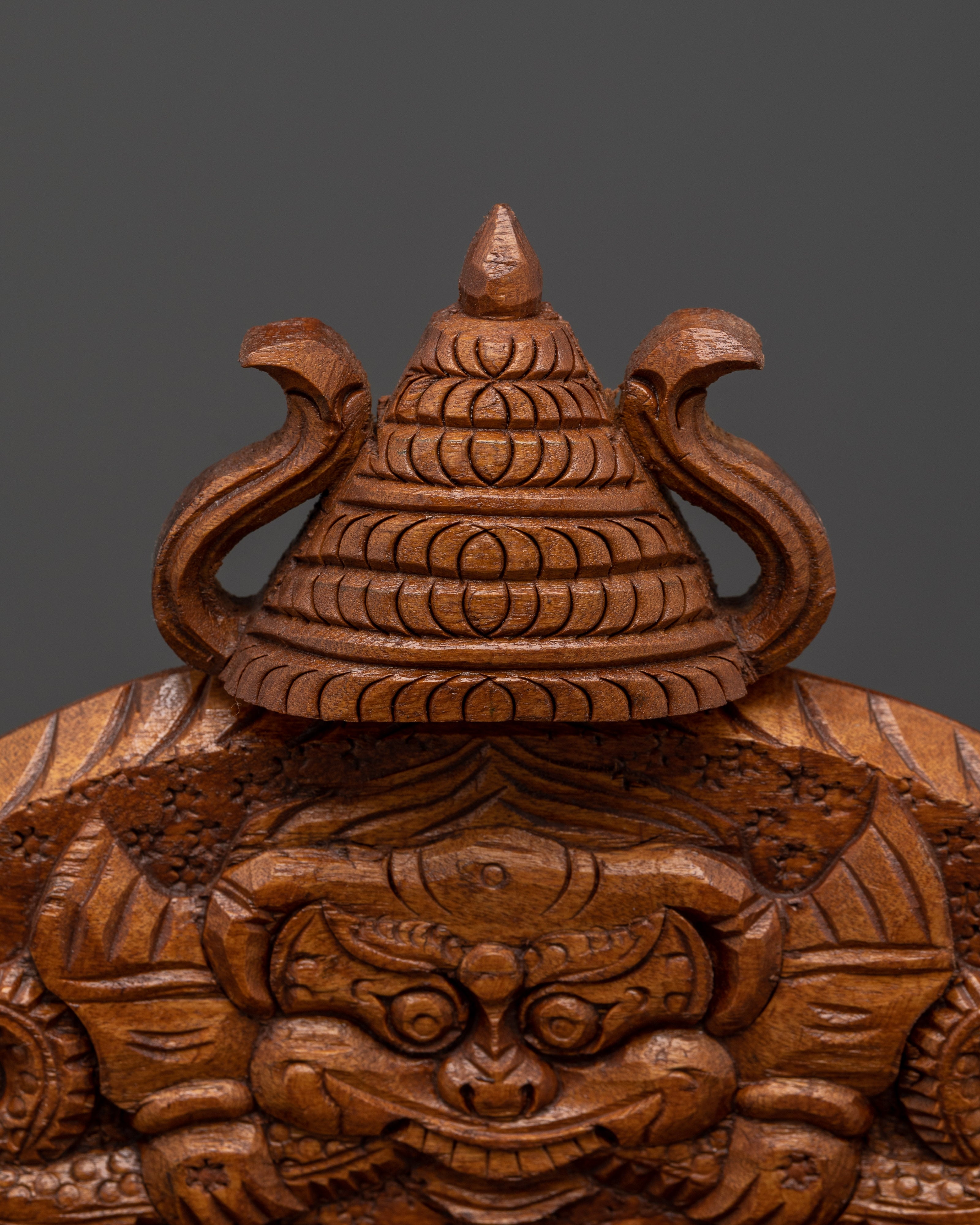 Vintage Style Wood Panel | Hand-Carved Wall Hanging