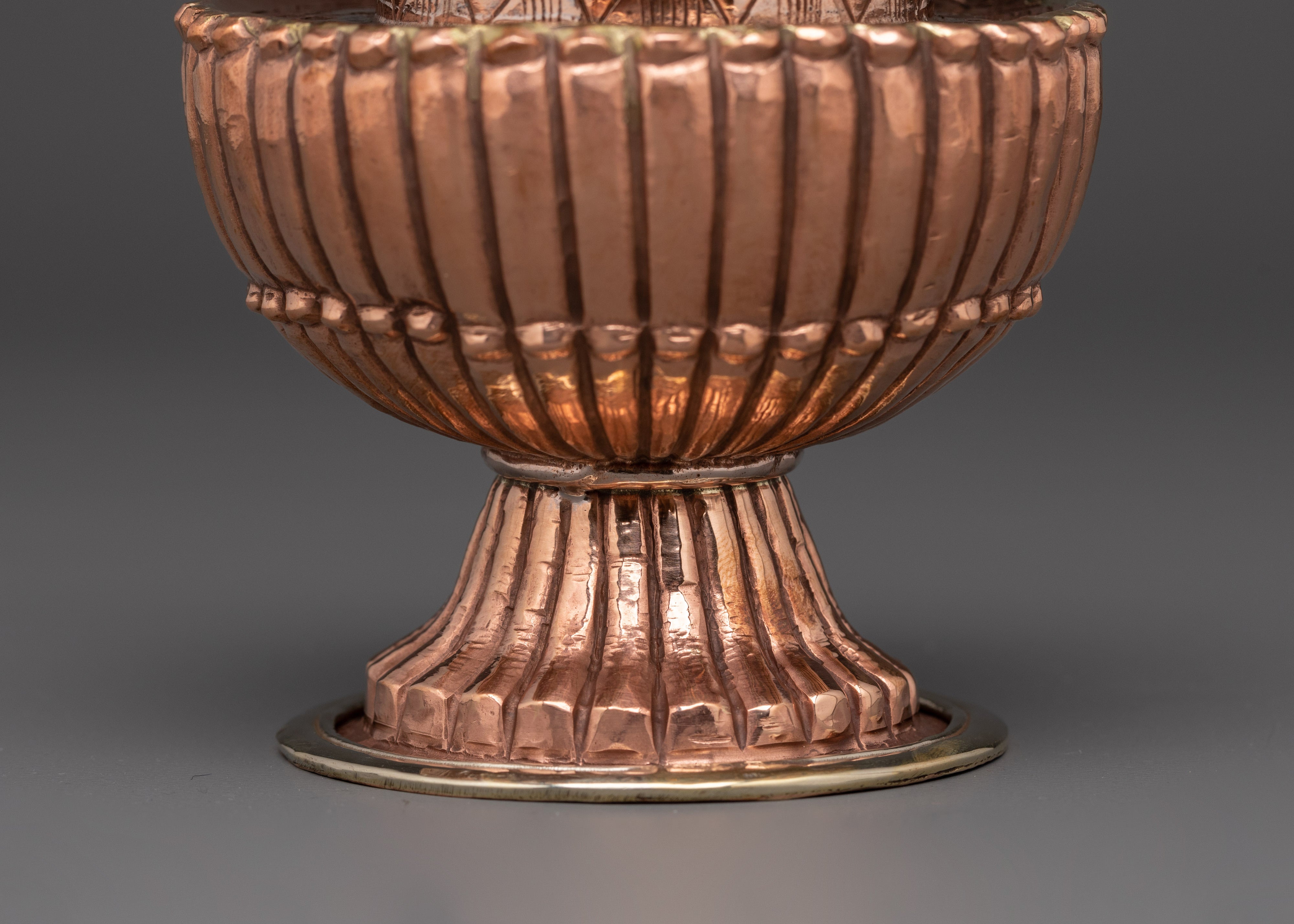 Handmade Buddhist Rice Vessel | For Puja and Spiritual Offerings