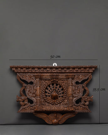 Tibetan Wood Wall Hanging,
