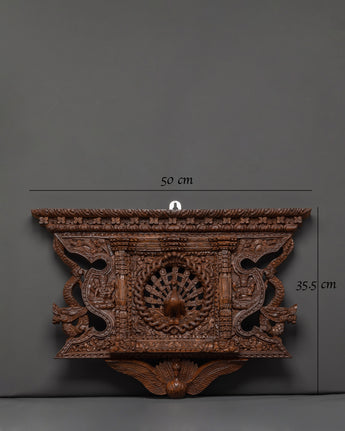 Tibetan Wood Wall Hanging,
