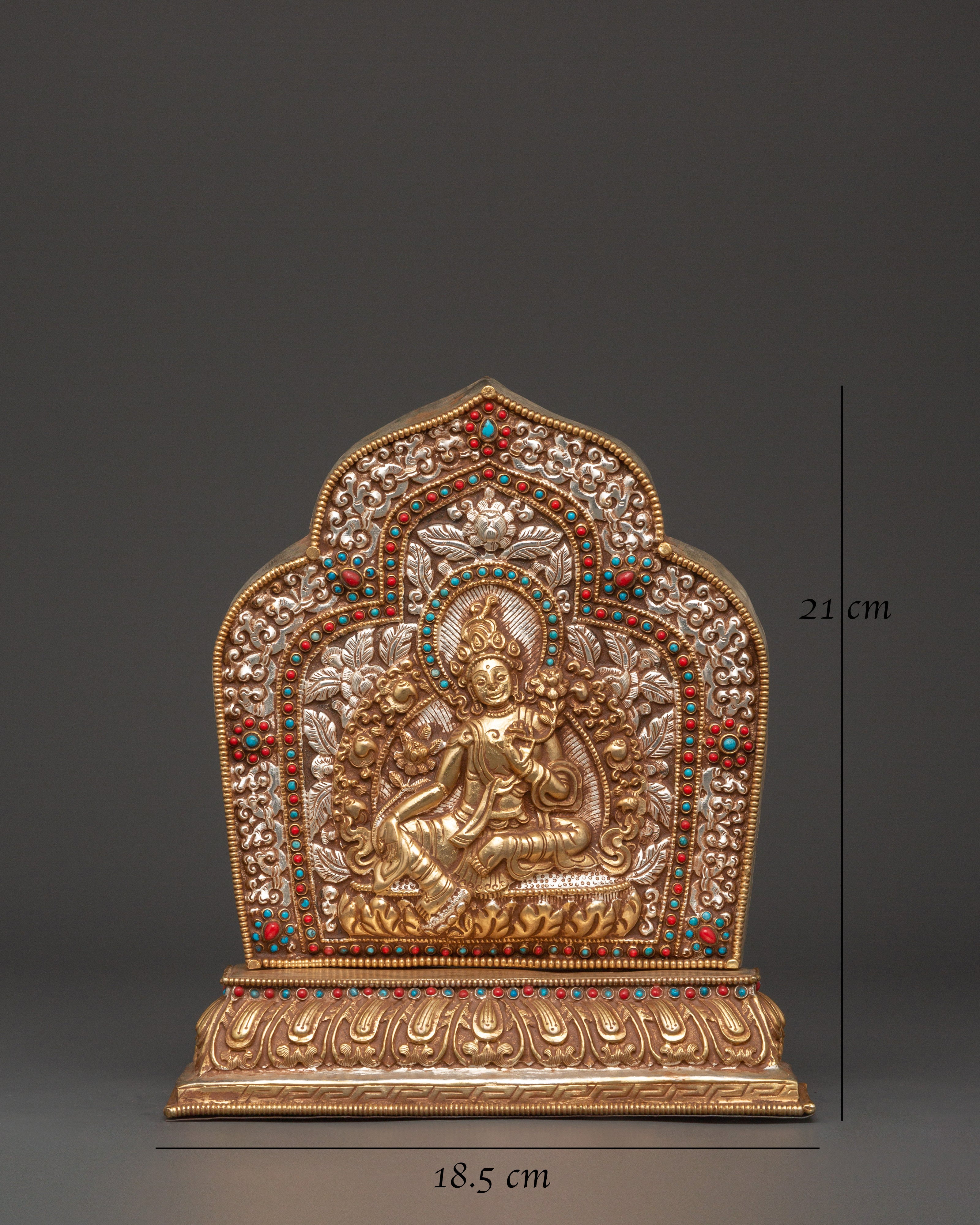Tibetan Ghau Prayer Box Pendant | Buddhist Amulet Locket