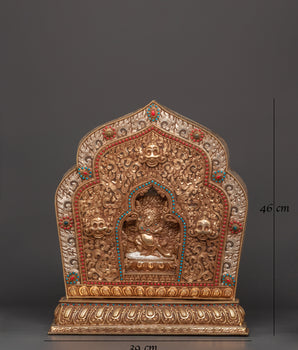 Himalayan Ghau Box | Tibetan Copper Amulet Box