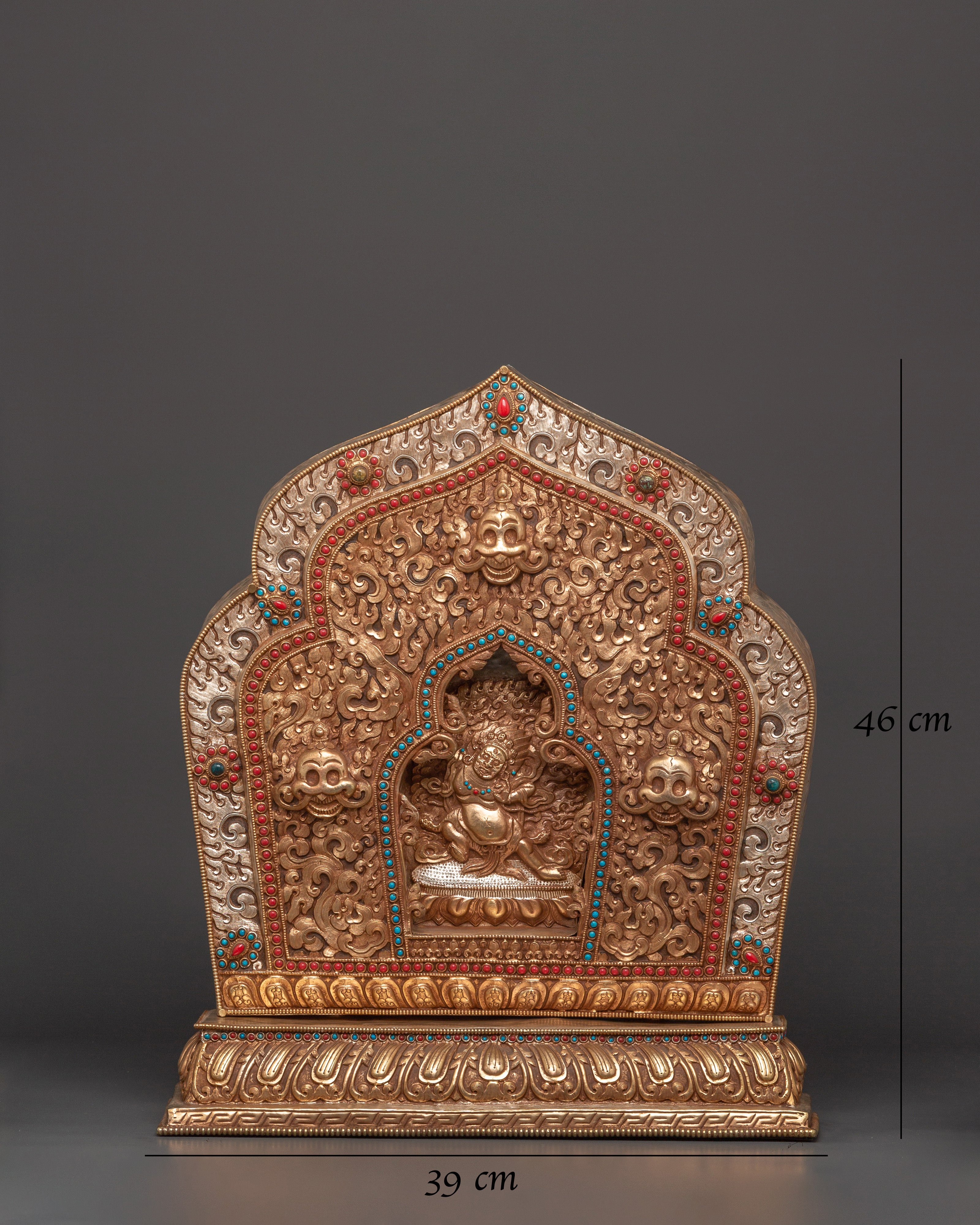 Himalayan Ghau Box | Tibetan Copper Amulet Box