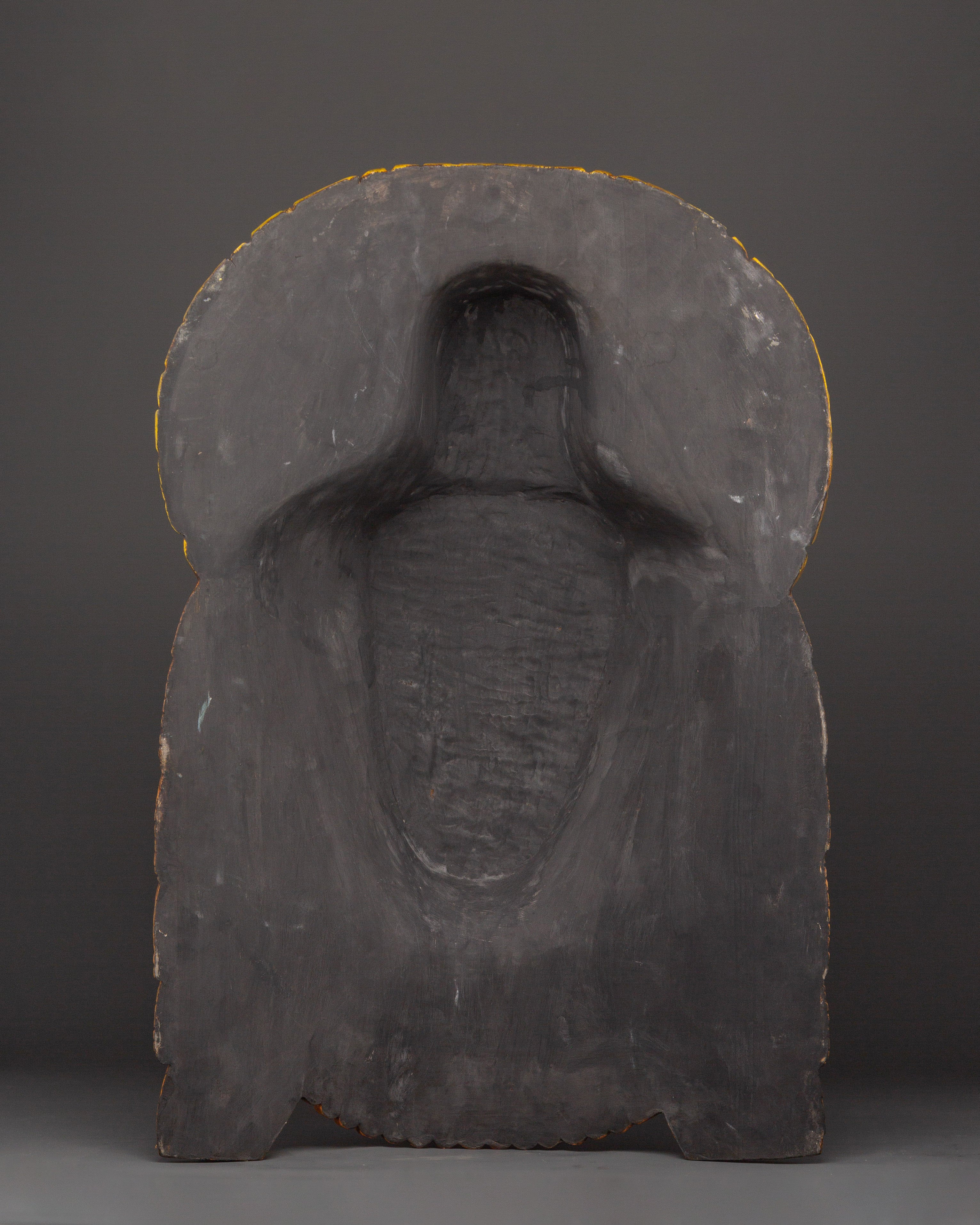 Wooden Mahadev Wall Hanging | Handcarved Lord Shiva Mask Decor