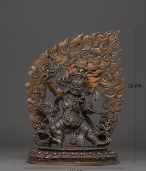Vajrapani Bodhisattva Statue | Hand-Carved Traditional Himalayan Art