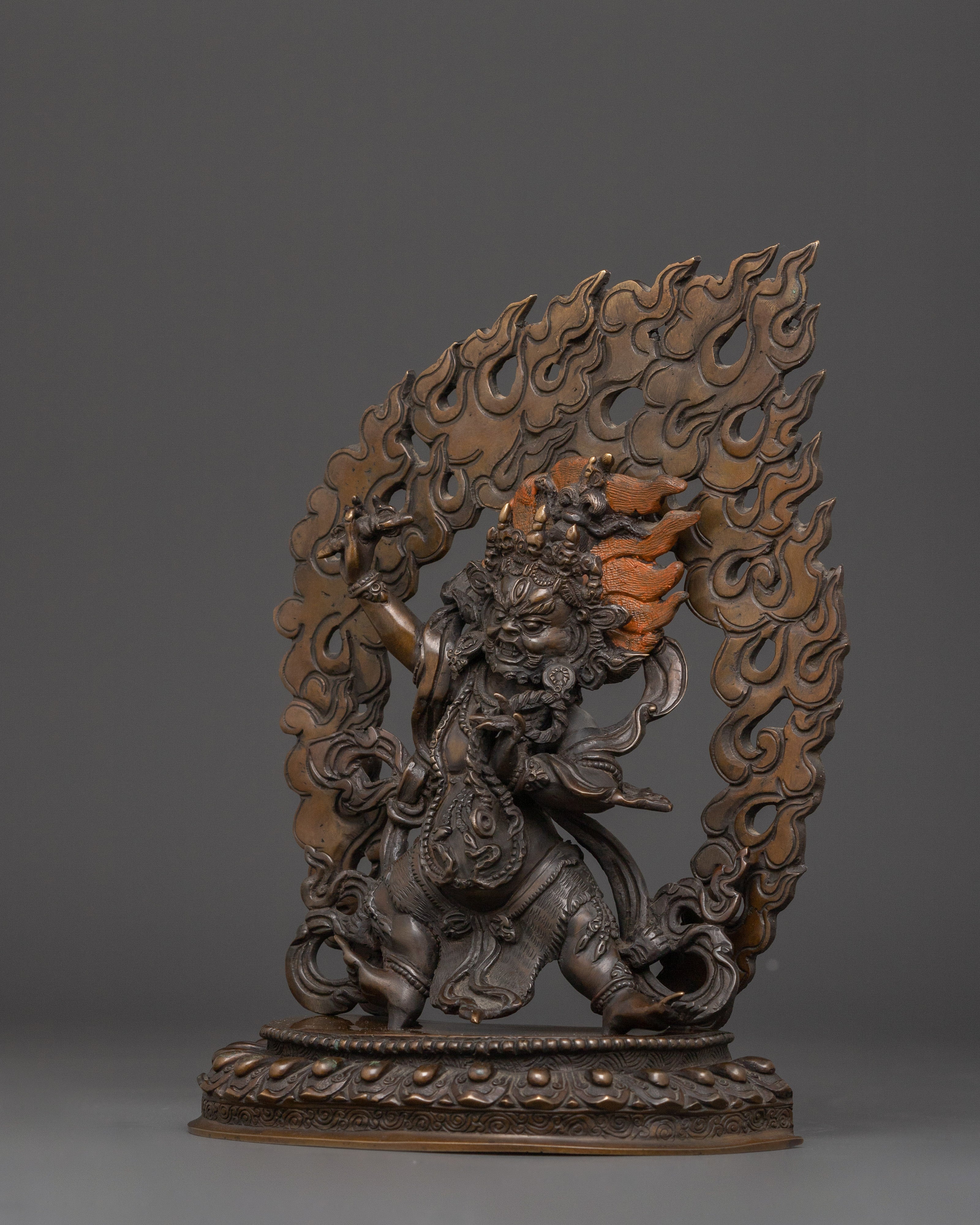 Vajrapani Bodhisattva Statue | Hand-Carved Traditional Himalayan Art
