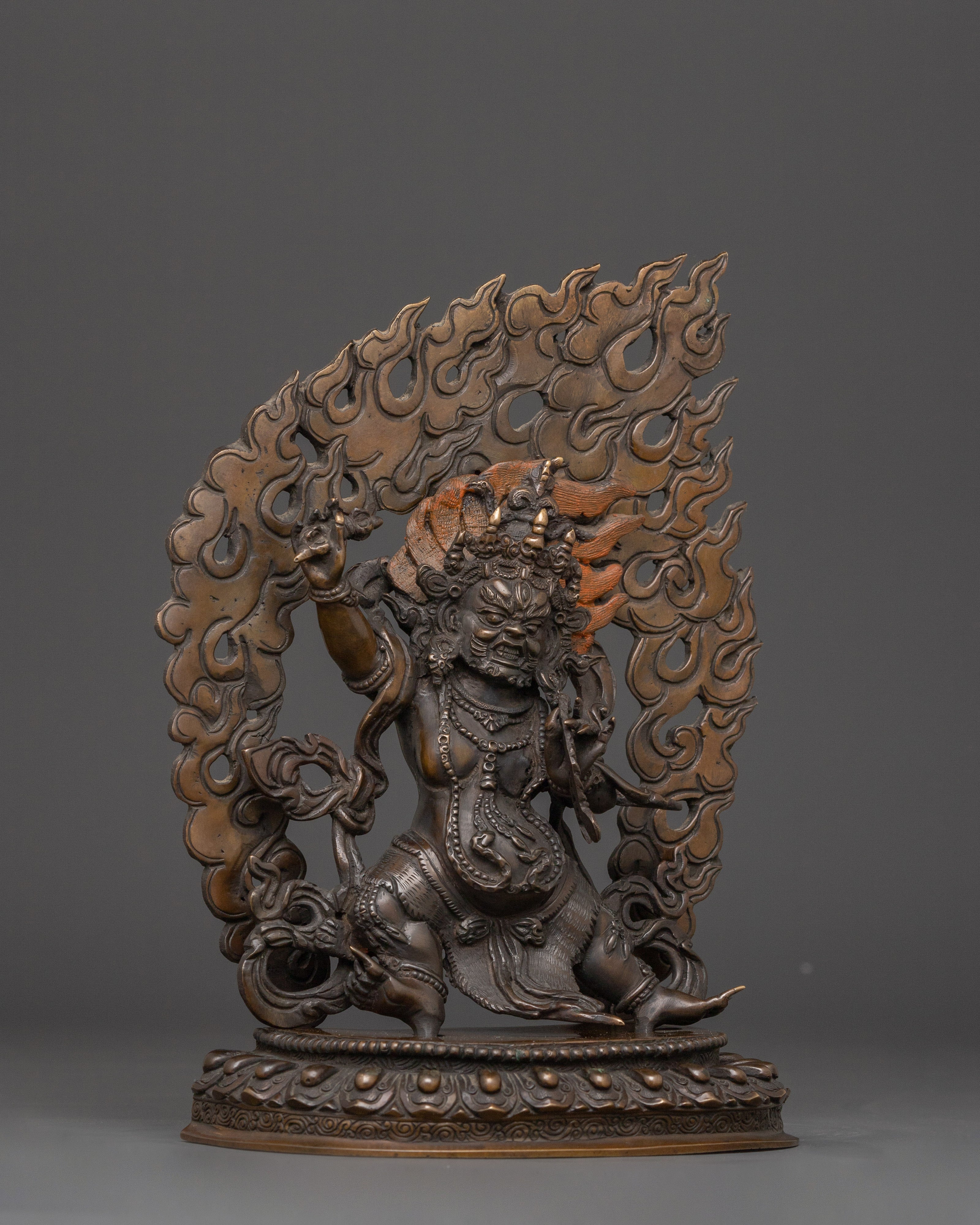 Vajrapani Bodhisattva Statue | Hand-Carved Traditional Himalayan Art