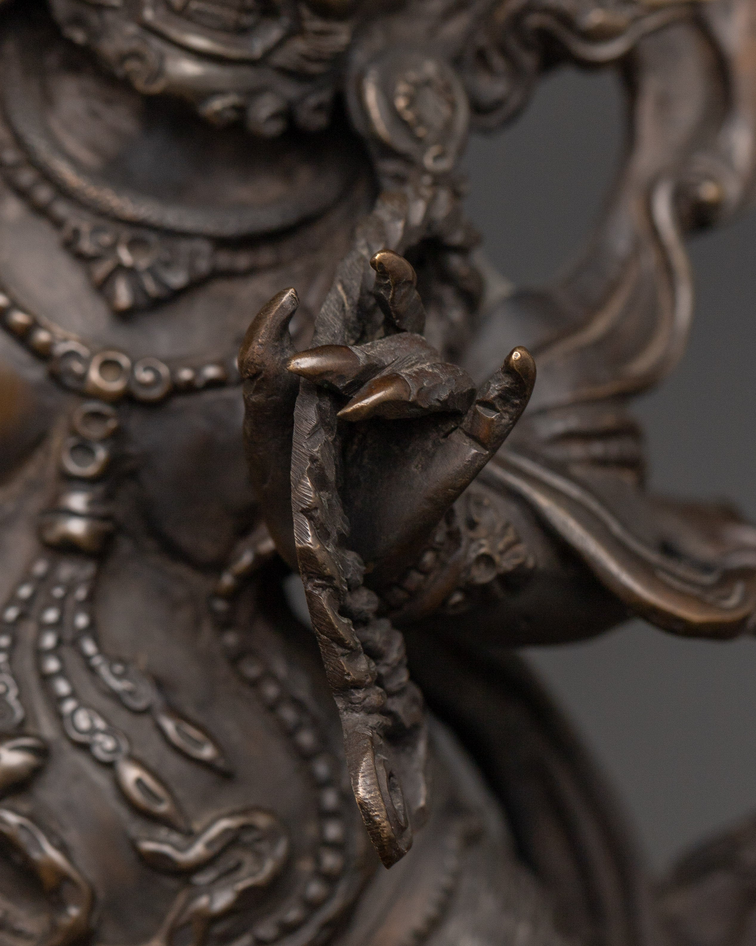 Vajrapani Bodhisattva Statue | Hand-Carved Traditional Himalayan Art