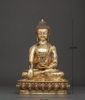 Dhyana Mudra Shakyamuni Buddha Statue | Handcrafted Buddha Figure