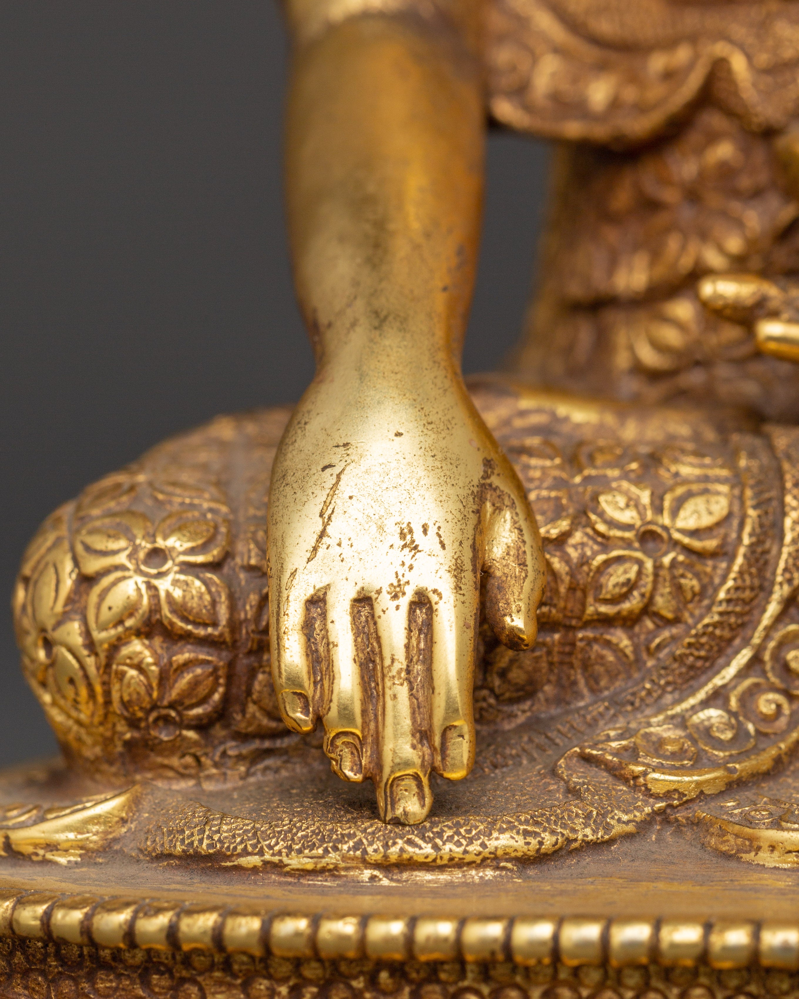 Himalayan Statue of Shakyamuni Buddha | Handcrafted Buddha Sculpture