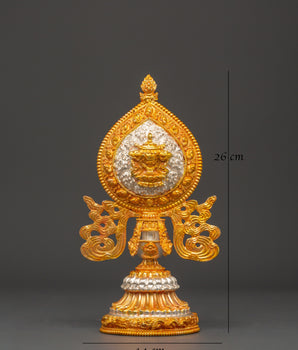 Tibetan 8 Auspicious Signs Set | Gold Buddhist Ashtamangala Symbols