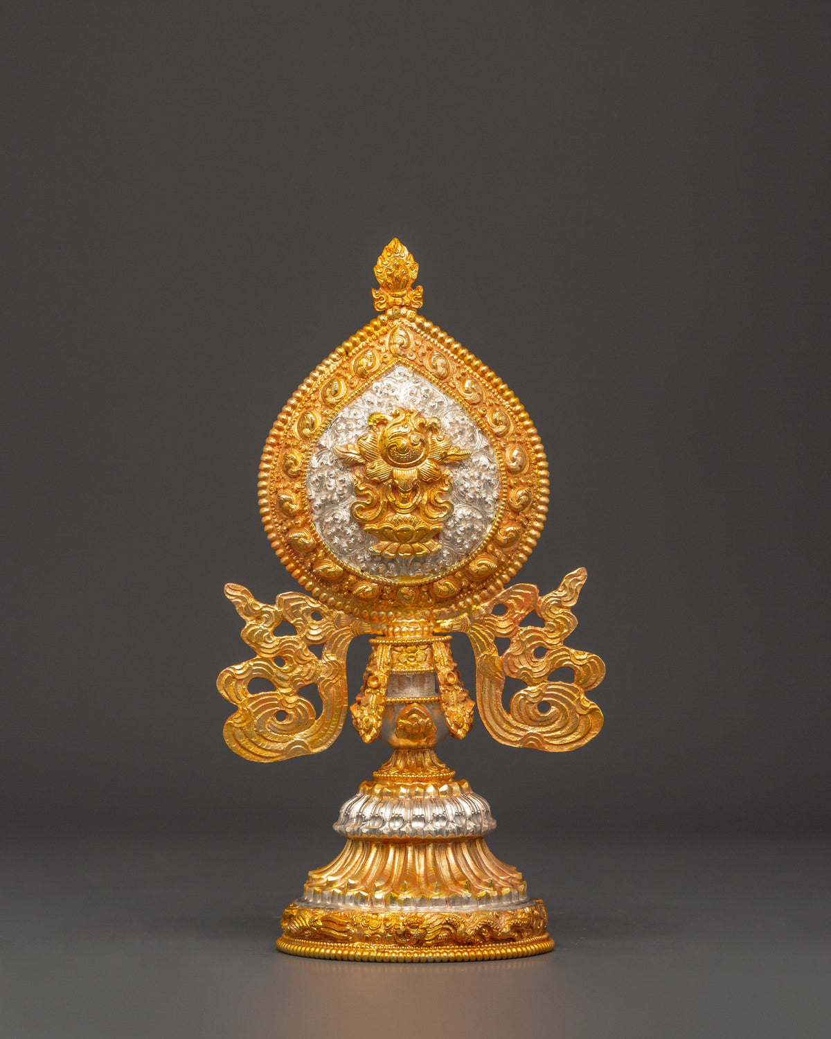 Tibetan 8 Auspicious Signs Set | Gold Buddhist Ashtamangala Symbols