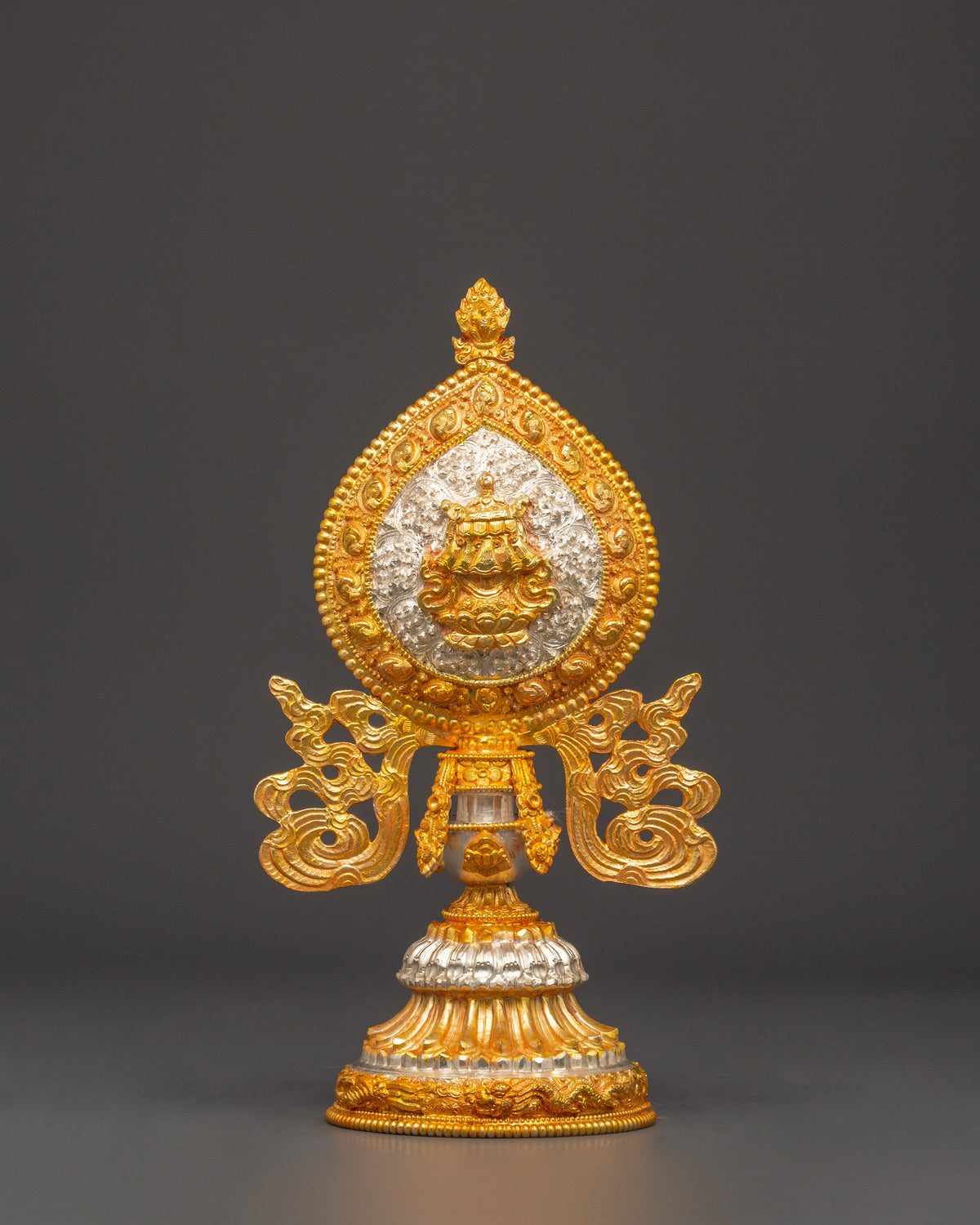 Tibetan 8 Auspicious Signs Set | Gold Buddhist Ashtamangala Symbols