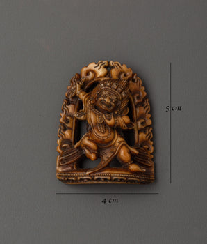 Handmade Statue of Mahakala Bernakchen Statue | Wrathful Compassion Dharma Decor