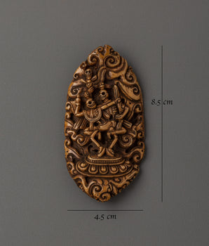 Chitipati Skeleton Deities | Protector Figure for Meditation Altar and Home Decor