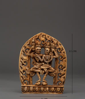 Tibetan Skeleton Deity Chitipati Statue | Symbol of Impermanence