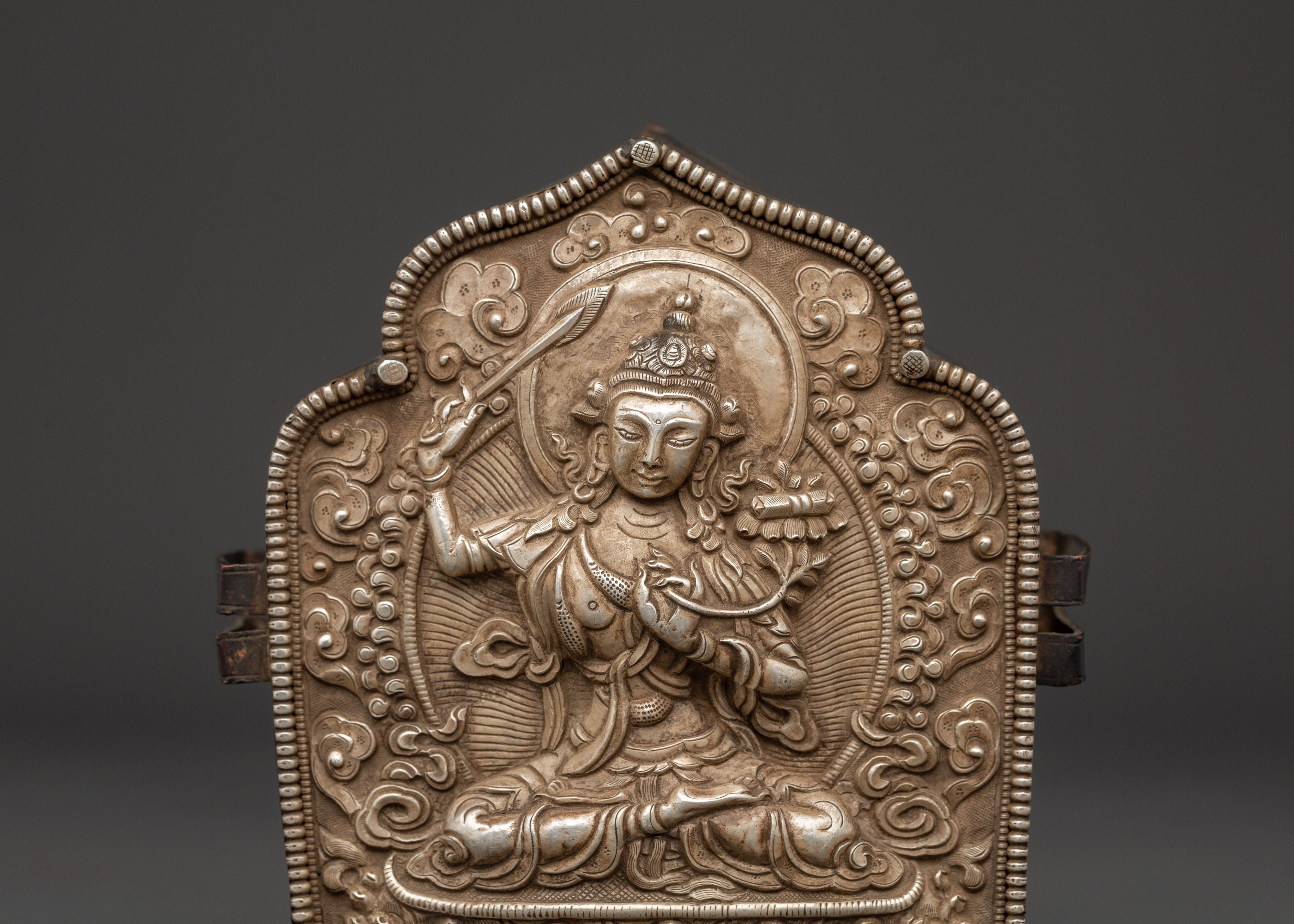 Meditation Ghau Box | Meditation Ghau Box | Handcrafted Tibetan Amulet Box with Copper