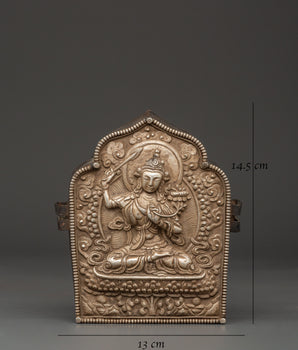 Meditation Ghau Box | Meditation Ghau Box | Handcrafted Tibetan Amulet Box with Copper