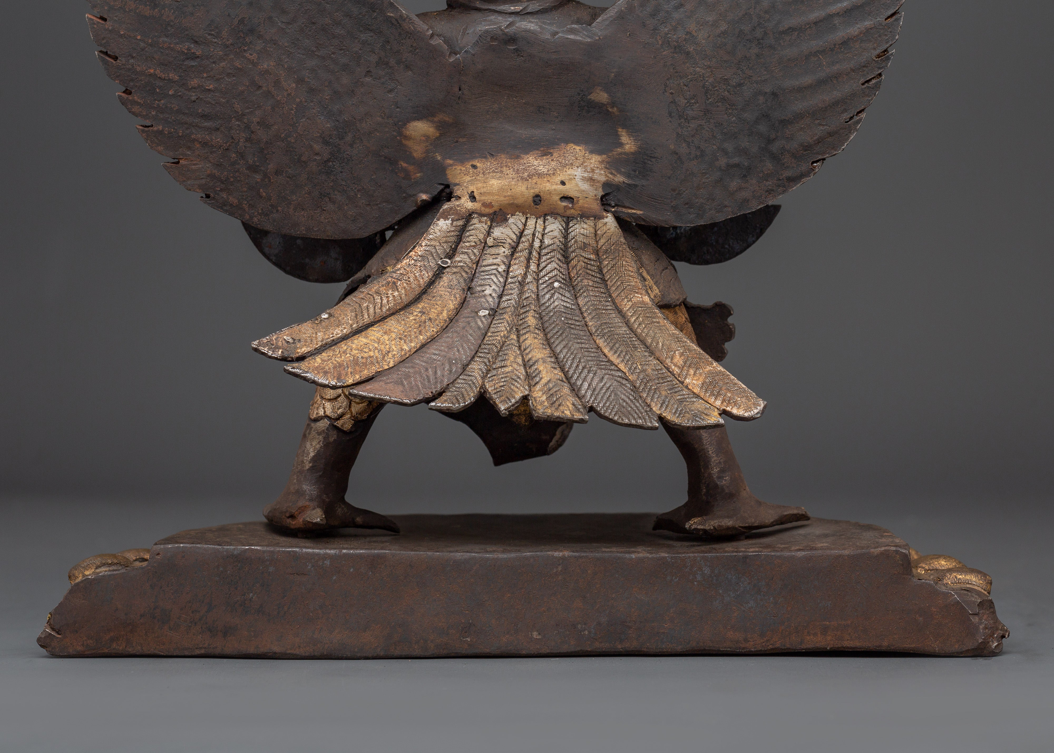 Tibetan Garuda Bird Deity Statue | Fierce Protector for Altar Decor