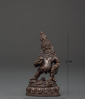 Statue of Black Dzambhala | Tibetan Wealth Deity