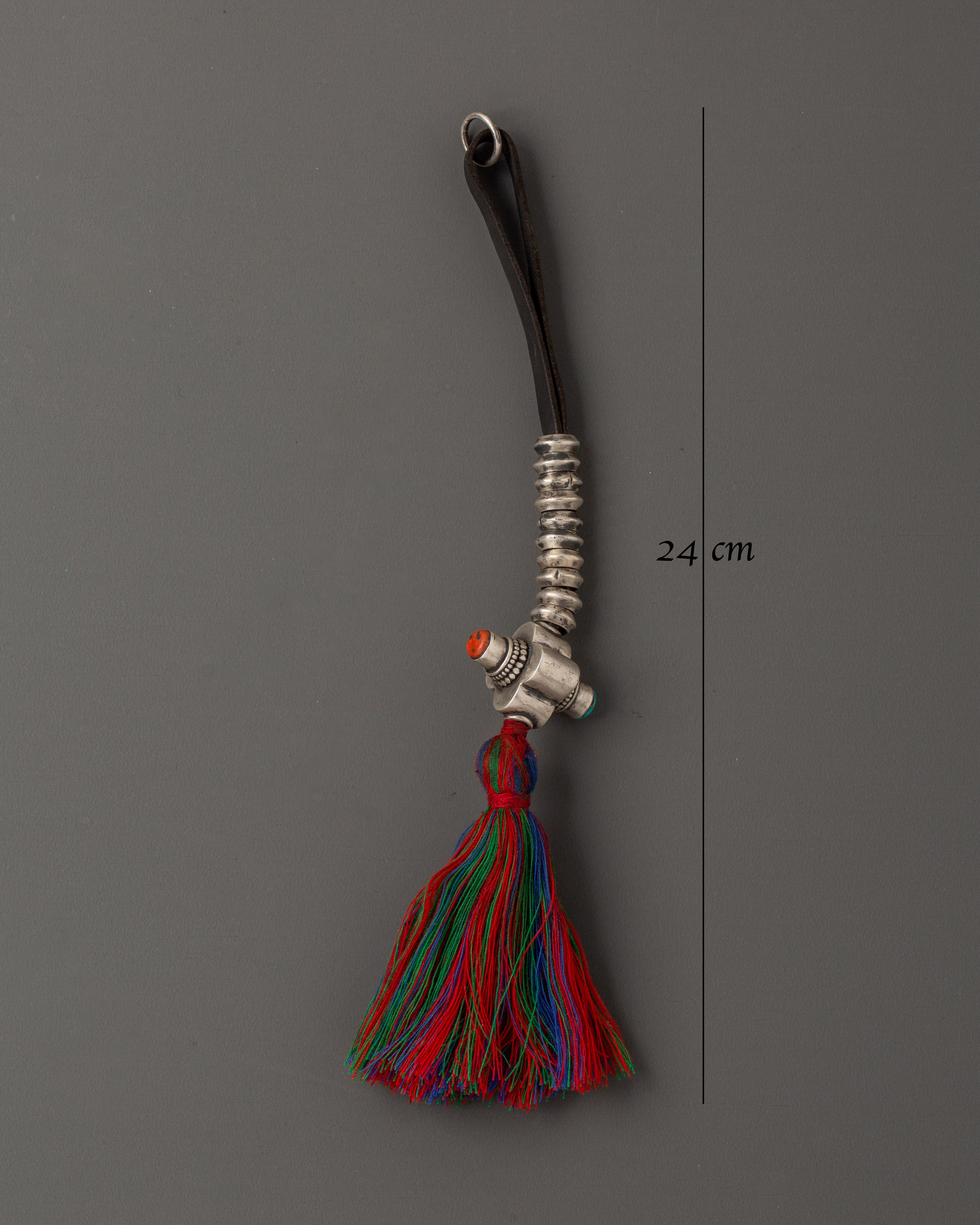Spiritual Handcrafted Tibetan Chupsel Tassel |  Altar and Meditation Decor