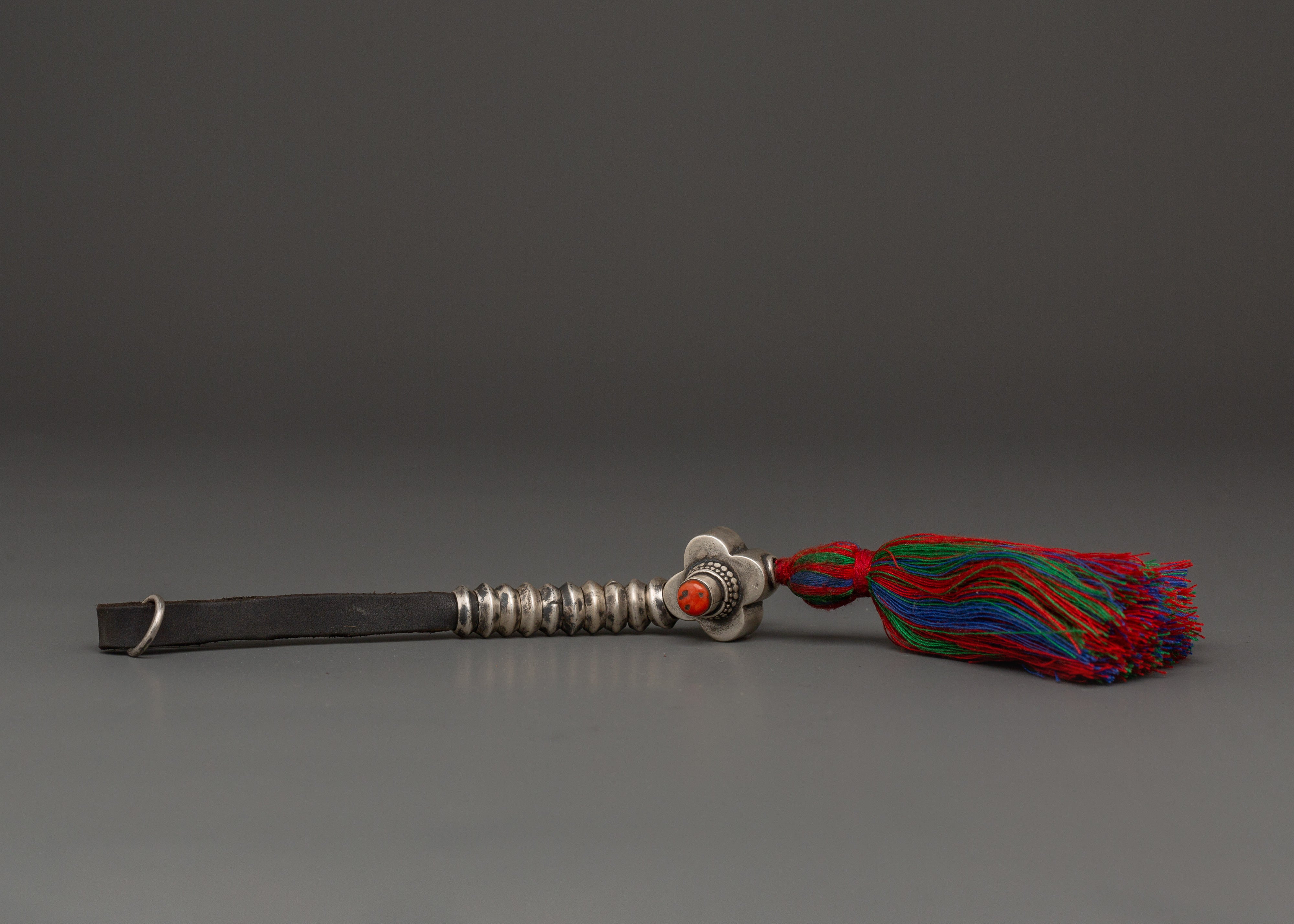 Spiritual Handcrafted Tibetan Chupsel Tassel |  Altar and Meditation Decor