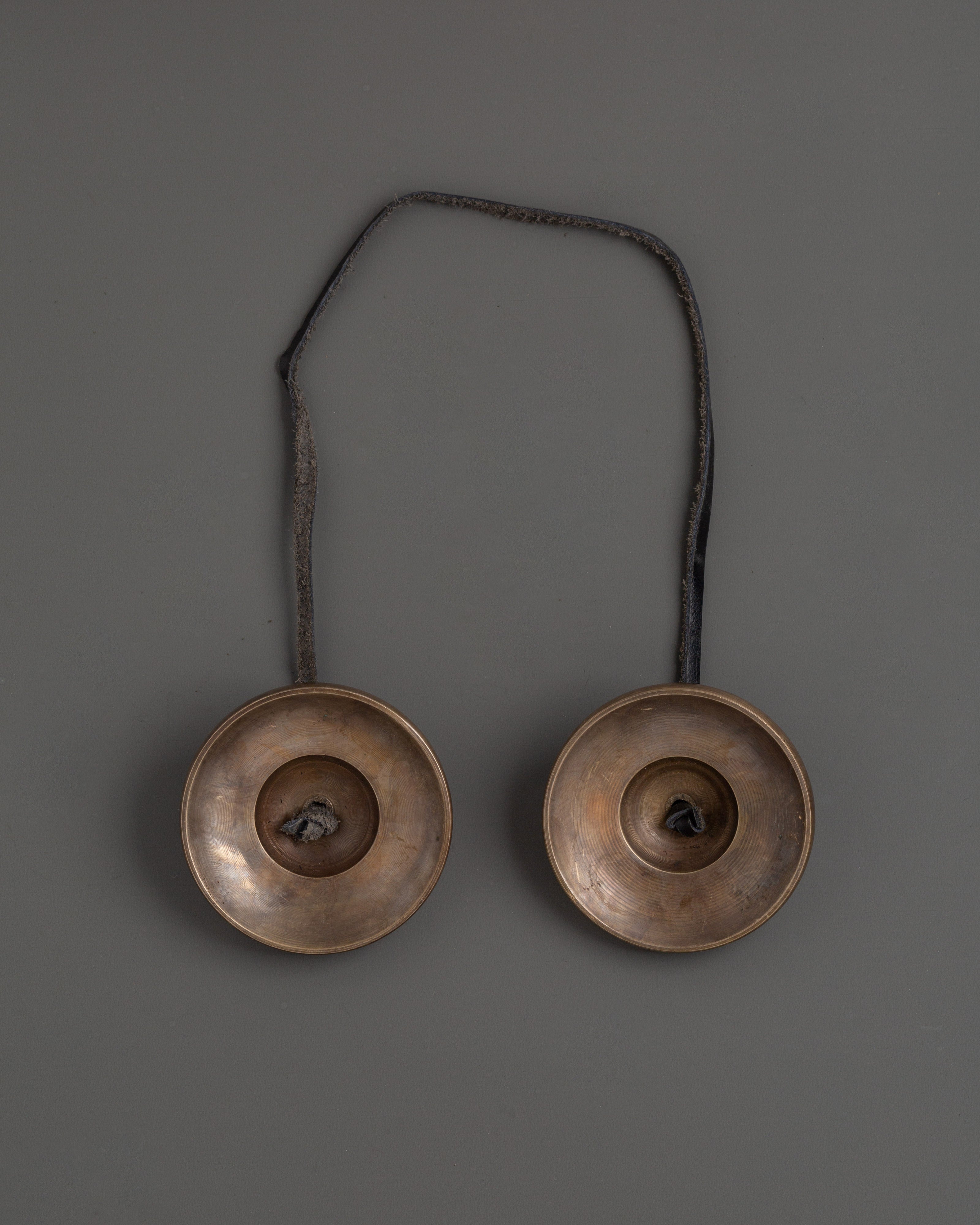 Tibetan Prayer Tingsha Cymbals | Traditional Brass Meditation Instrument
