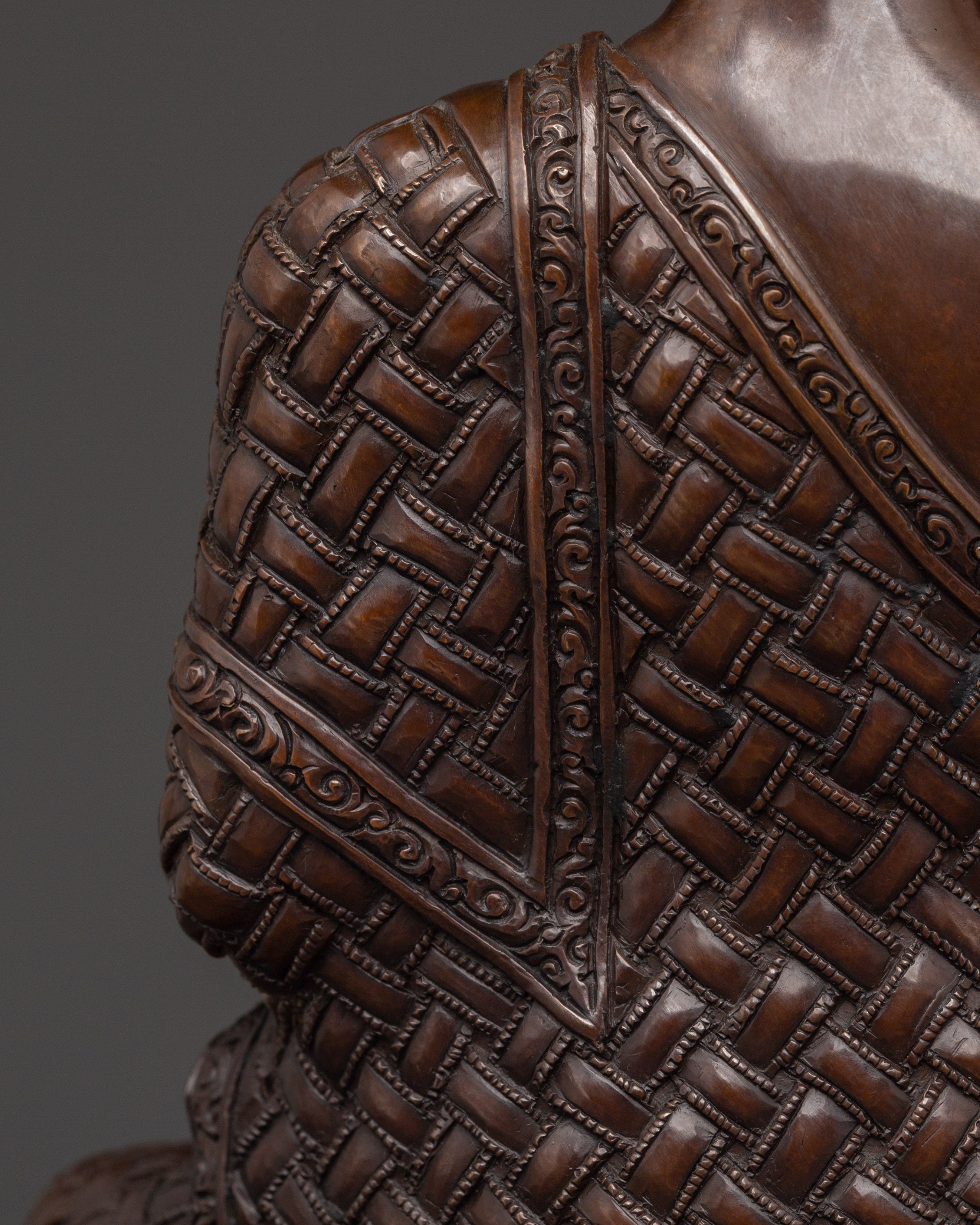 Enlightened Buddha Shakyamuni Figurine | Handcrafted Meditation Statue