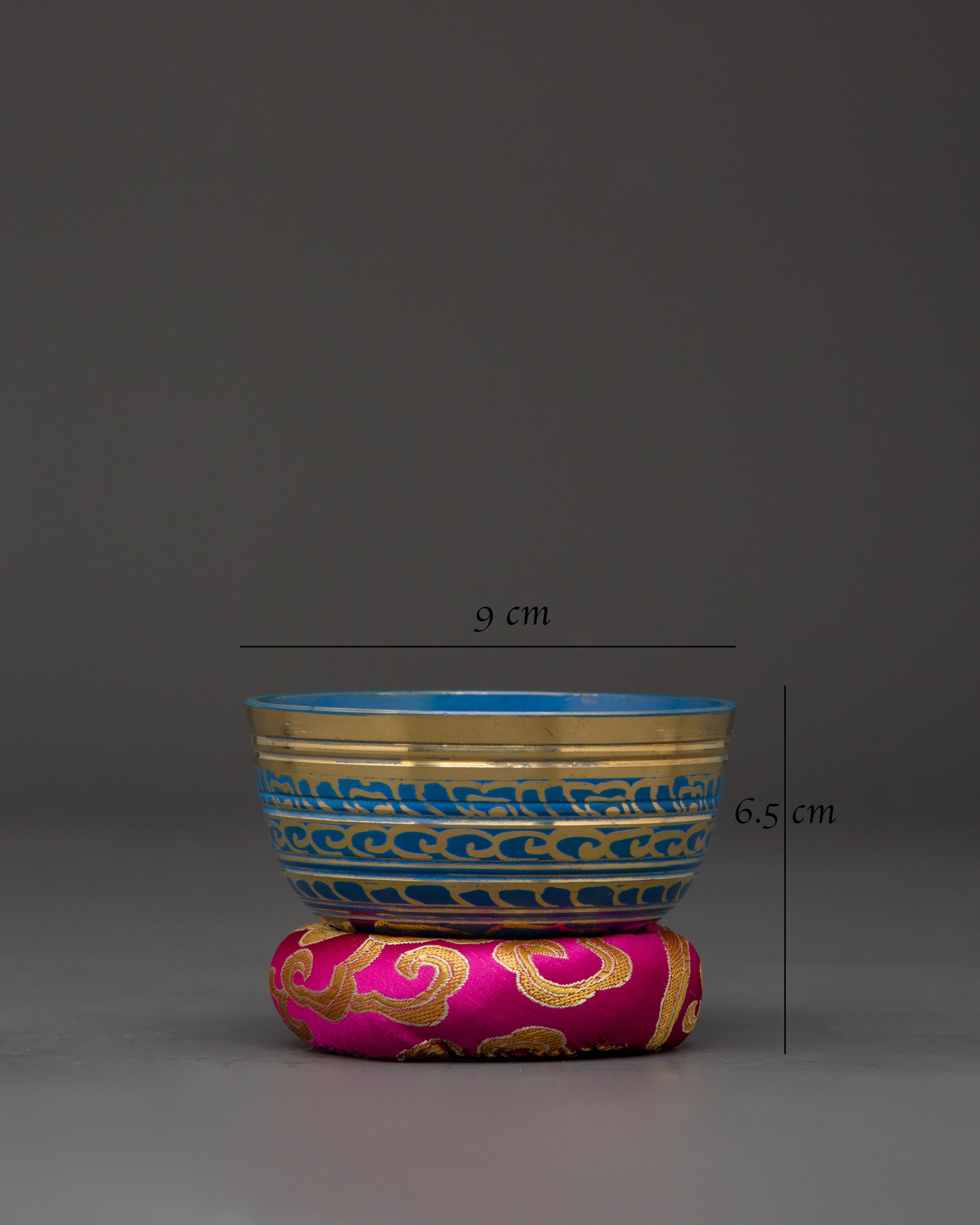 7 Chakra Singing Bowl Set with Sacred Symbols
