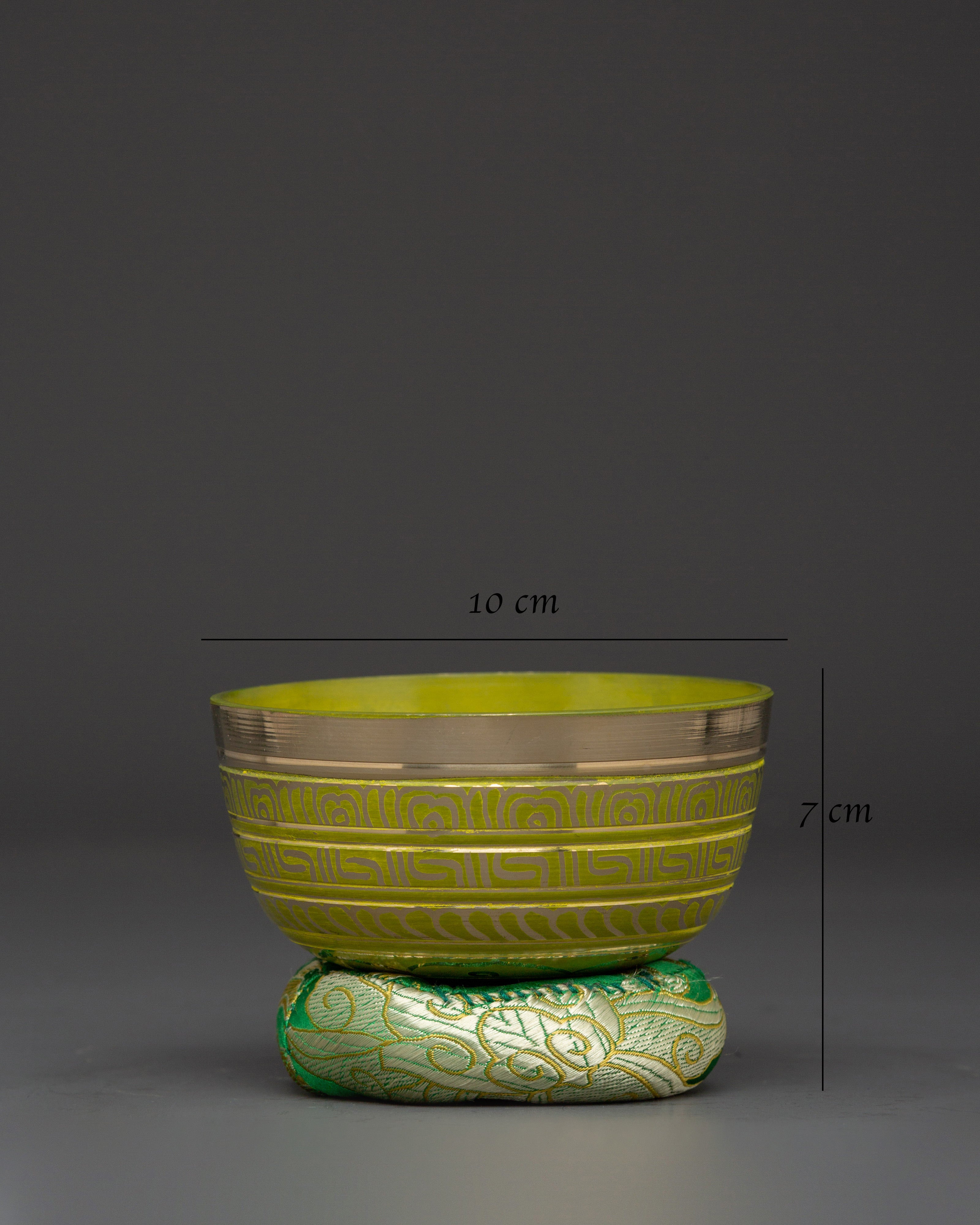 Colorful Singing Bowl Set | Handcrafted Brass Chakra Bowls