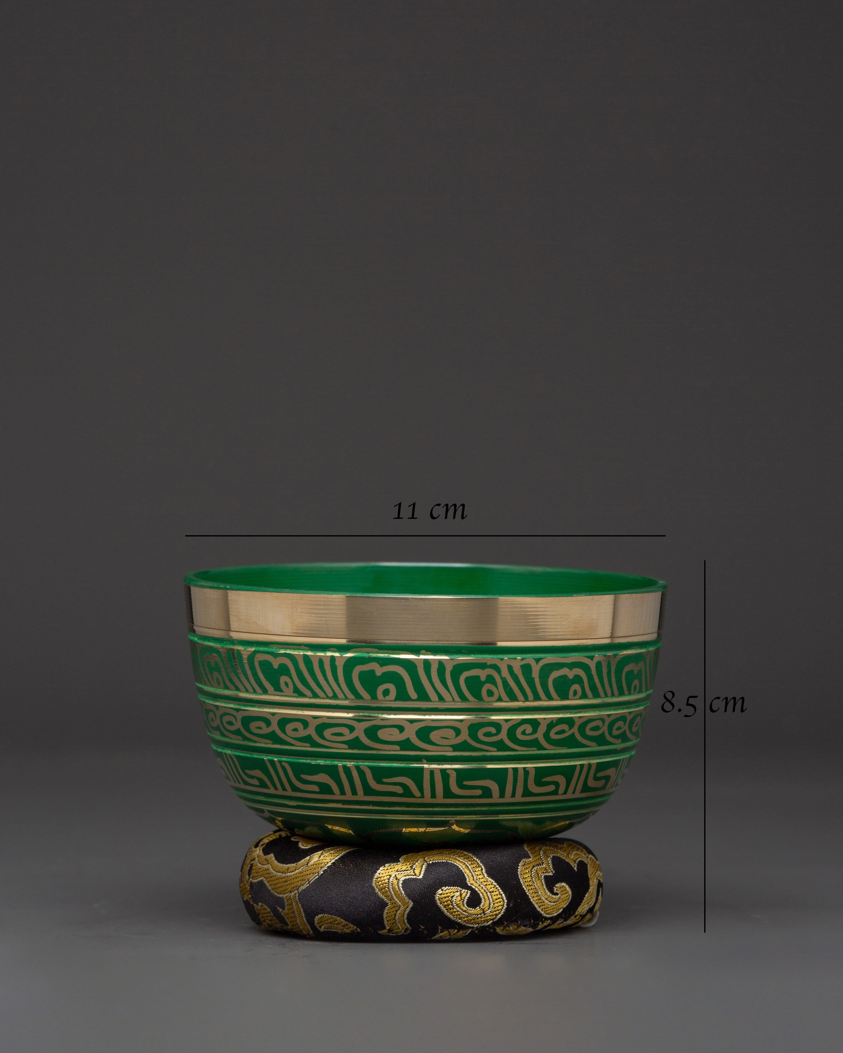 Colorful Singing Bowl Set | Handcrafted Brass Chakra Bowls