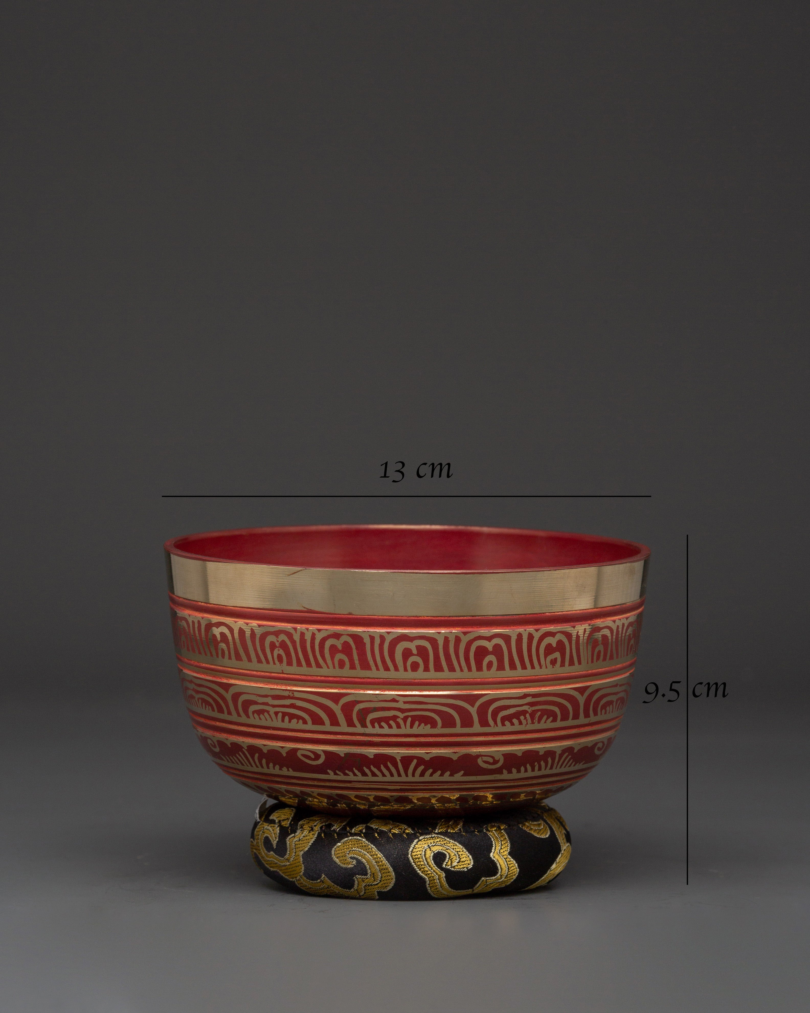 Colorful Singing Bowl Set | Handcrafted Brass Chakra Bowls