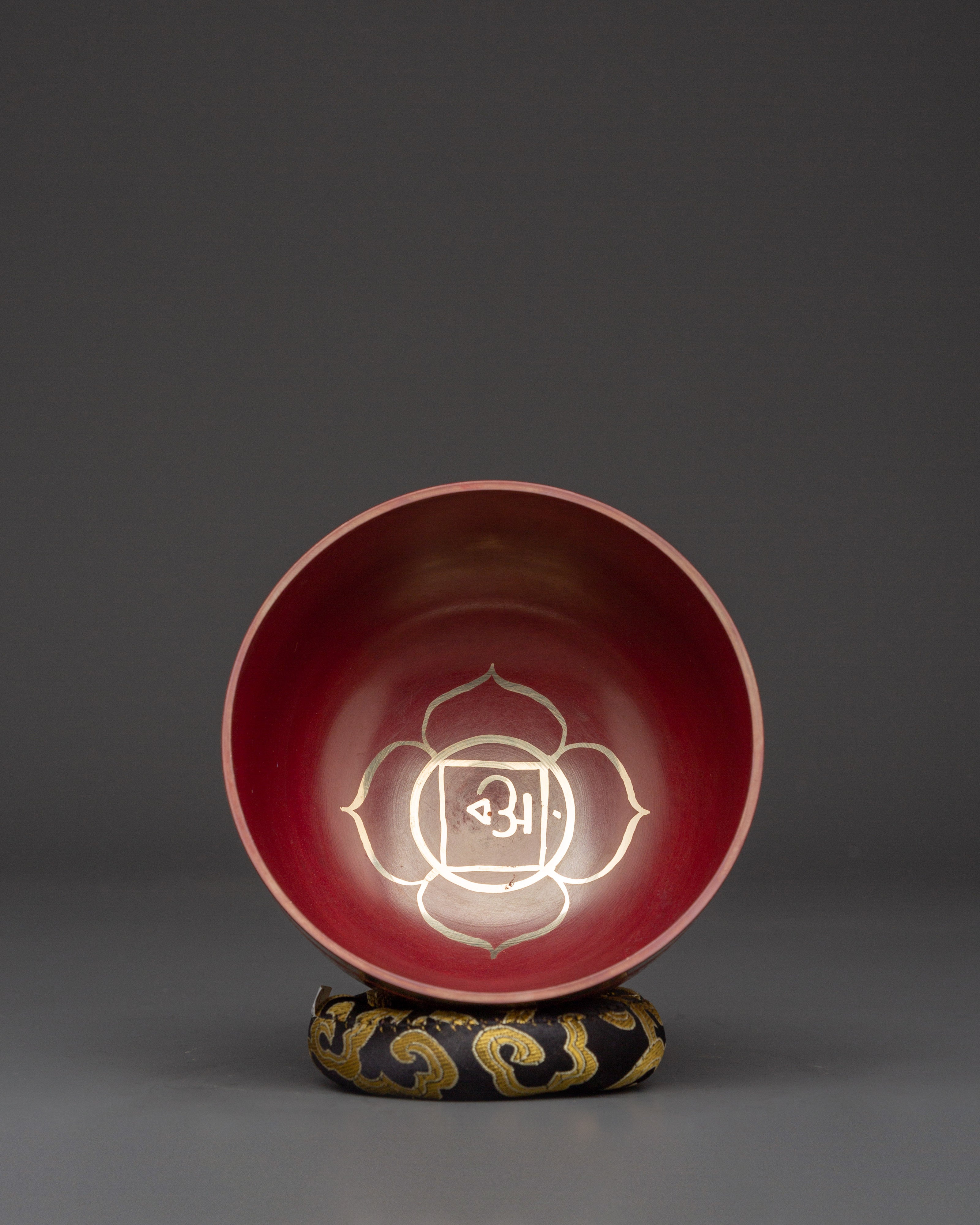 Colorful Singing Bowl Set | Handcrafted Brass Chakra Bowls